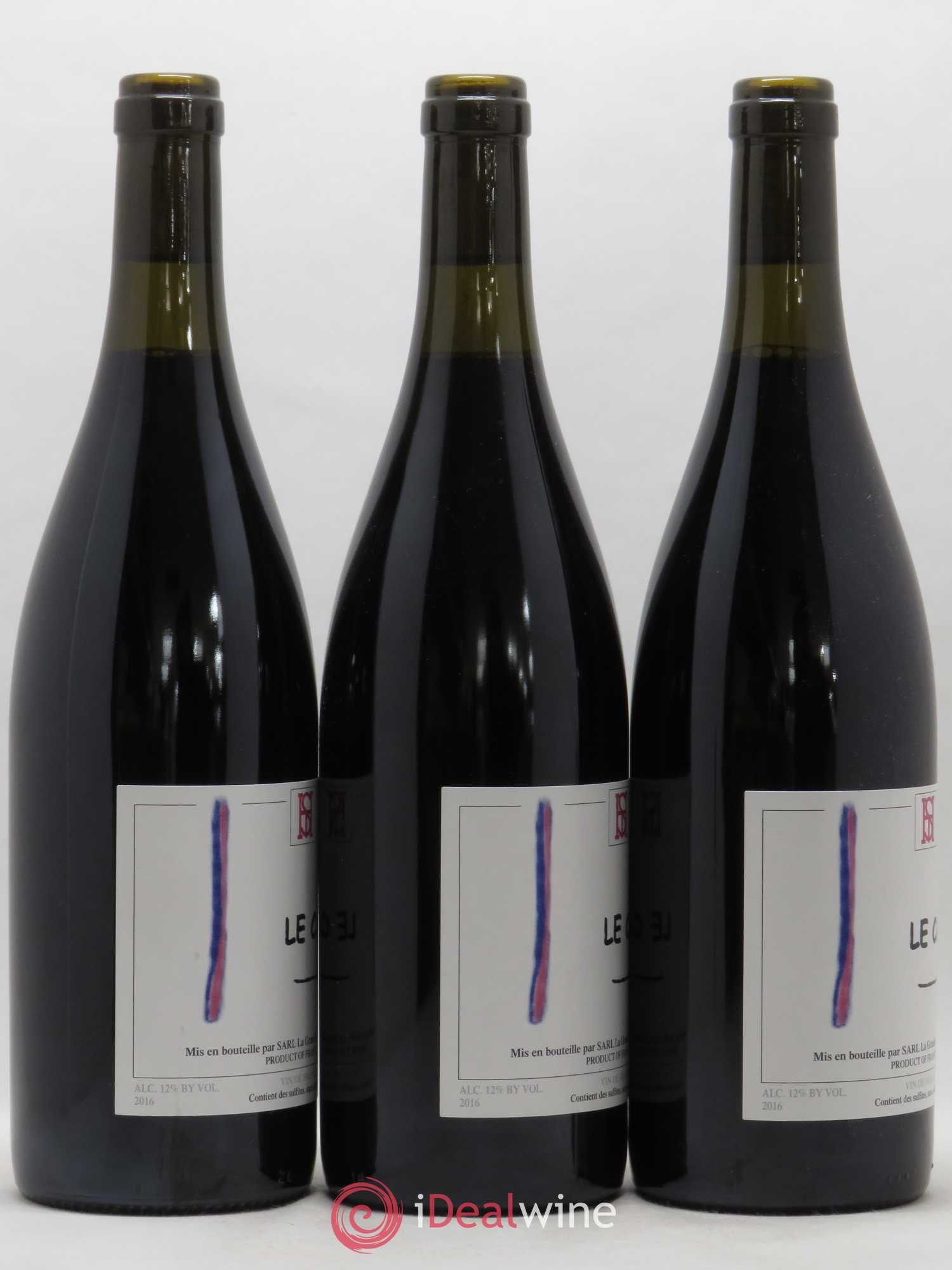 Vin de France Le Canon Hirotake Ooka - Domaine La Grande Colline 2016 - Lot de 3 bouteilles - 1