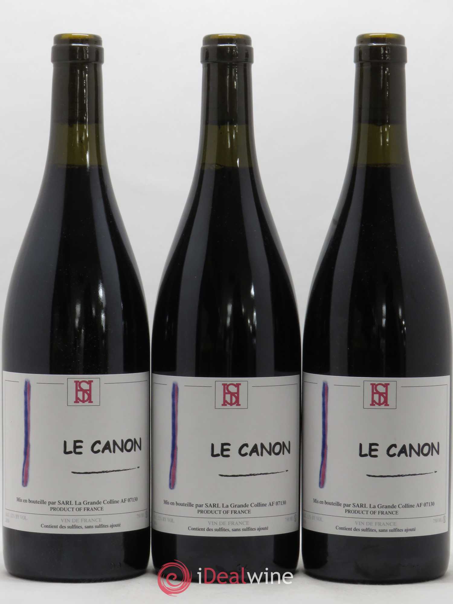 Vin de France Le Canon Hirotake Ooka - Domaine La Grande Colline 2016 - Lot de 3 bouteilles - 0