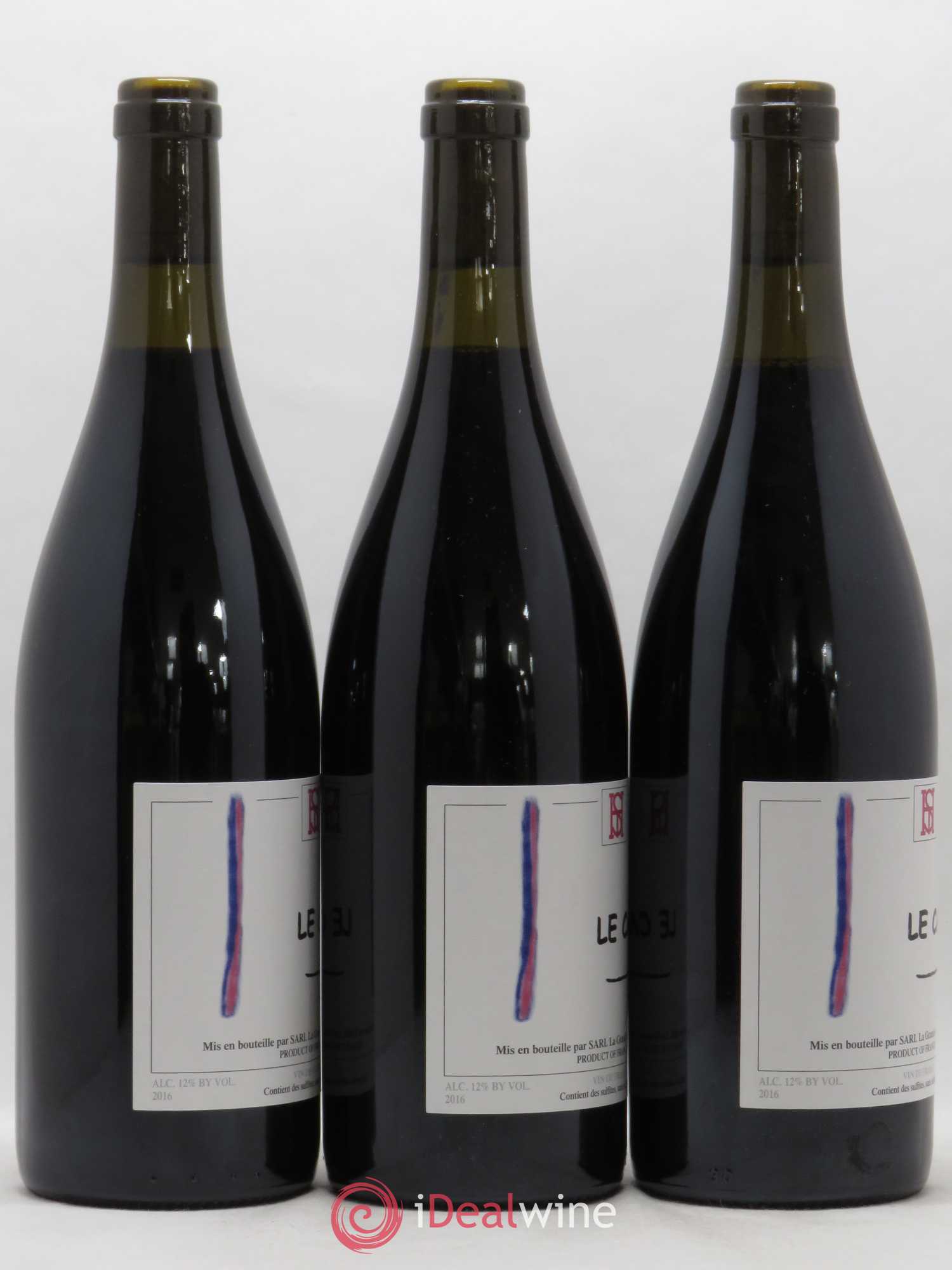 Vin de France Le Canon Hirotake Ooka - Domaine La Grande Colline 2016 - Lot de 3 bouteilles - 1
