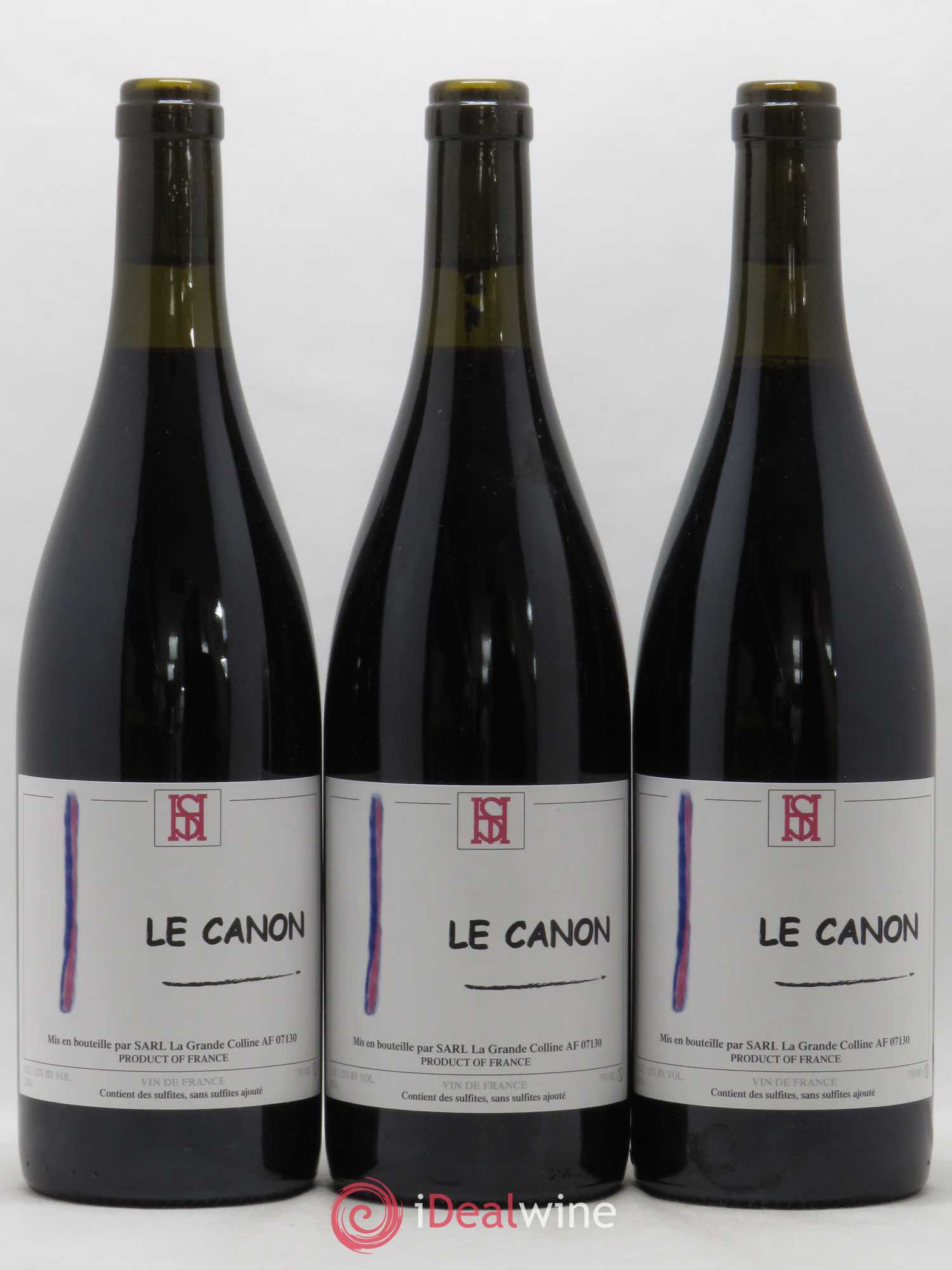 Vin de France Le Canon Hirotake Ooka - Domaine La Grande Colline 2016 - Lot de 3 bouteilles - 0