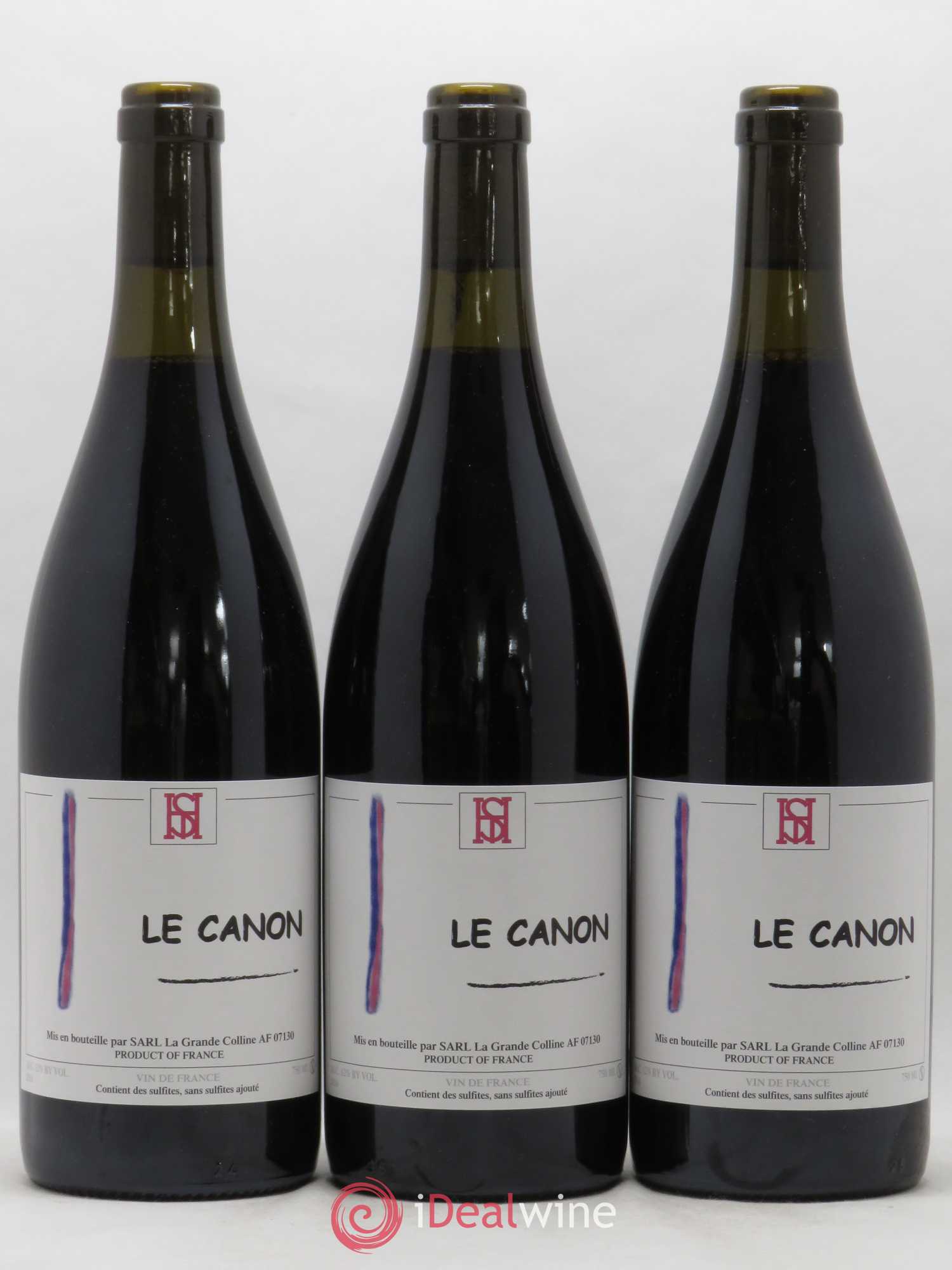 Vin de France Le Canon Hirotake Ooka - Domaine La Grande Colline 2016 - Lot de 3 bouteilles - 0