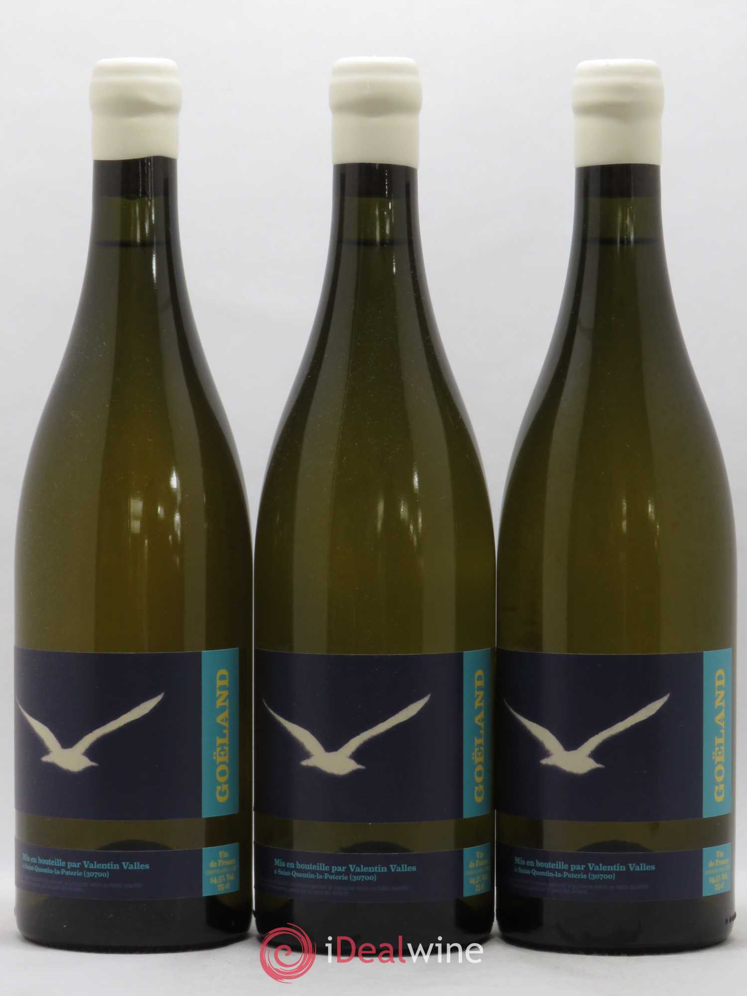 Vin de France Goeland Valentin Vallés 2017 - Lot de 3 bouteilles - 0