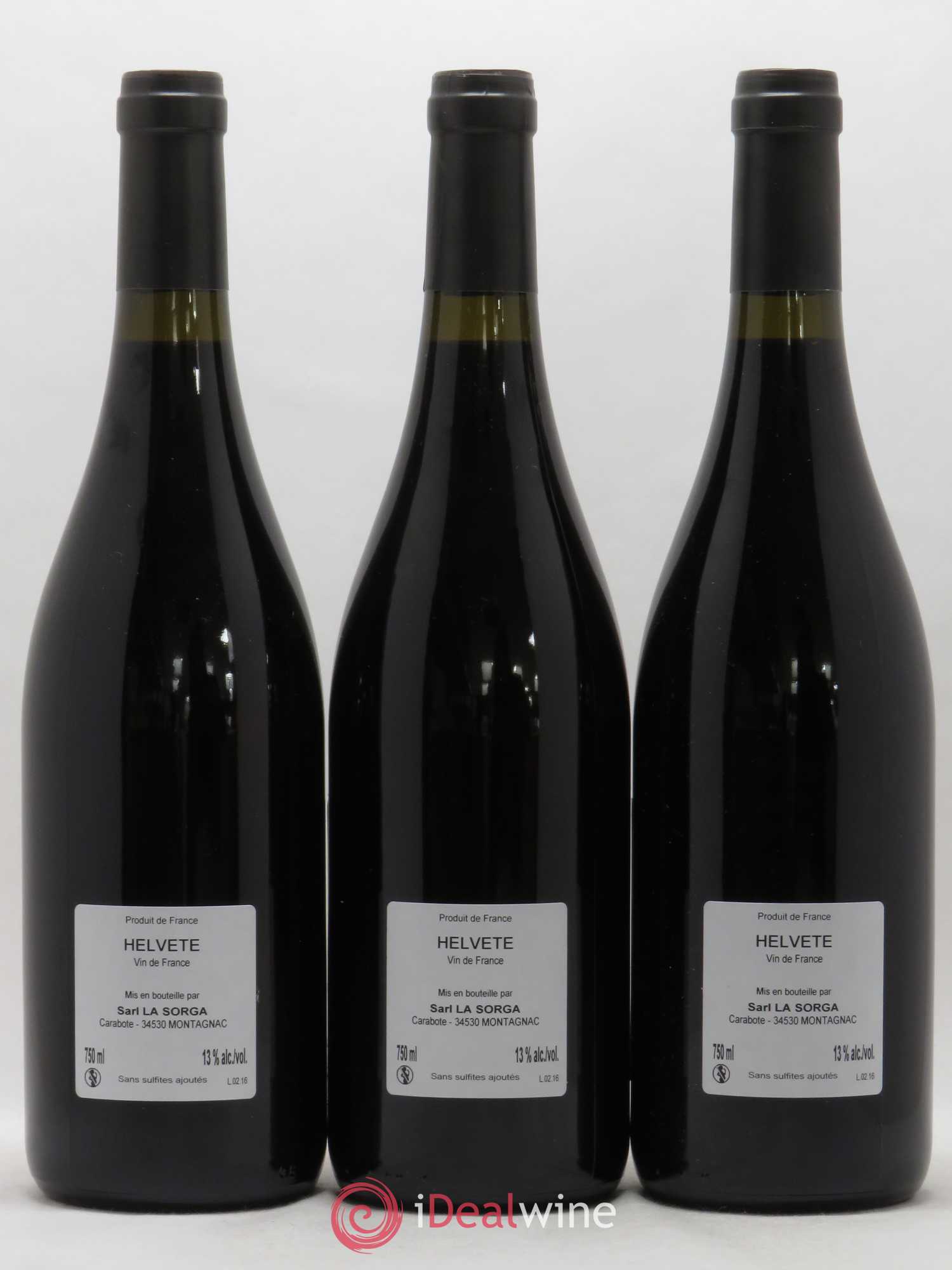 Vin de France Helvete Domaine de la Sorga 2016 - Posten von 3 Flaschen - 1