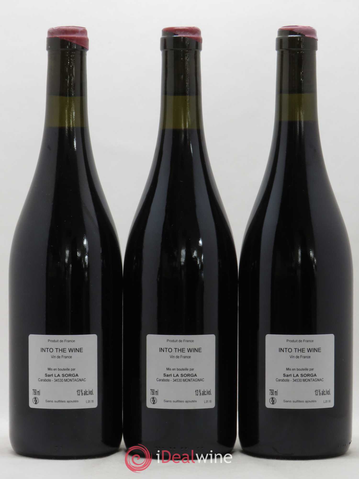 Vin de France Into the Wine Domaine de La Sorga 2016 - Posten von 3 Flaschen - 1