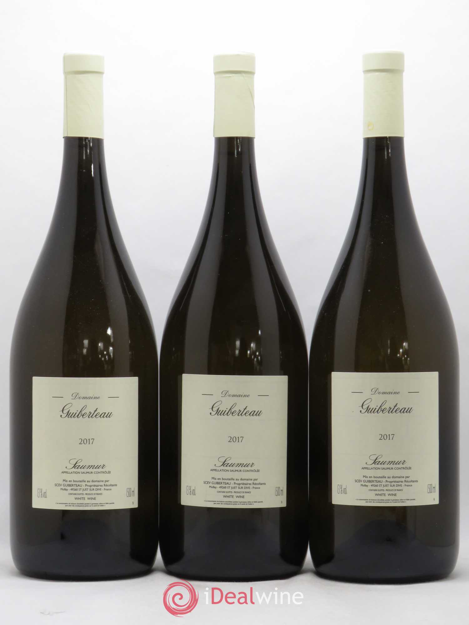 Saumur Domaine Guiberteau 2017 - Lot de 3 magnums - 0