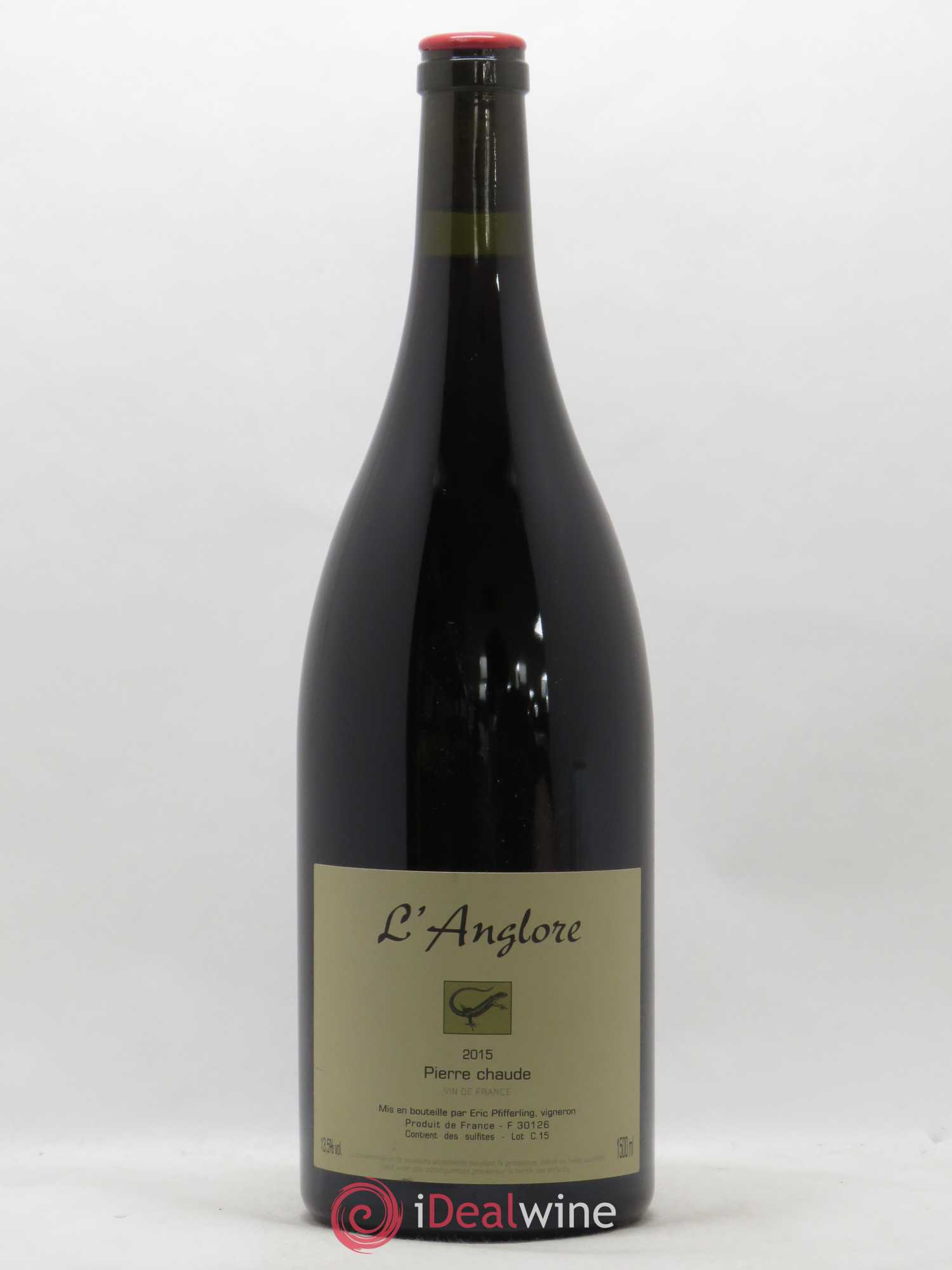 Vin de France Pierre chaude L'Anglore 2015 - Lot de 1 magnum - 0