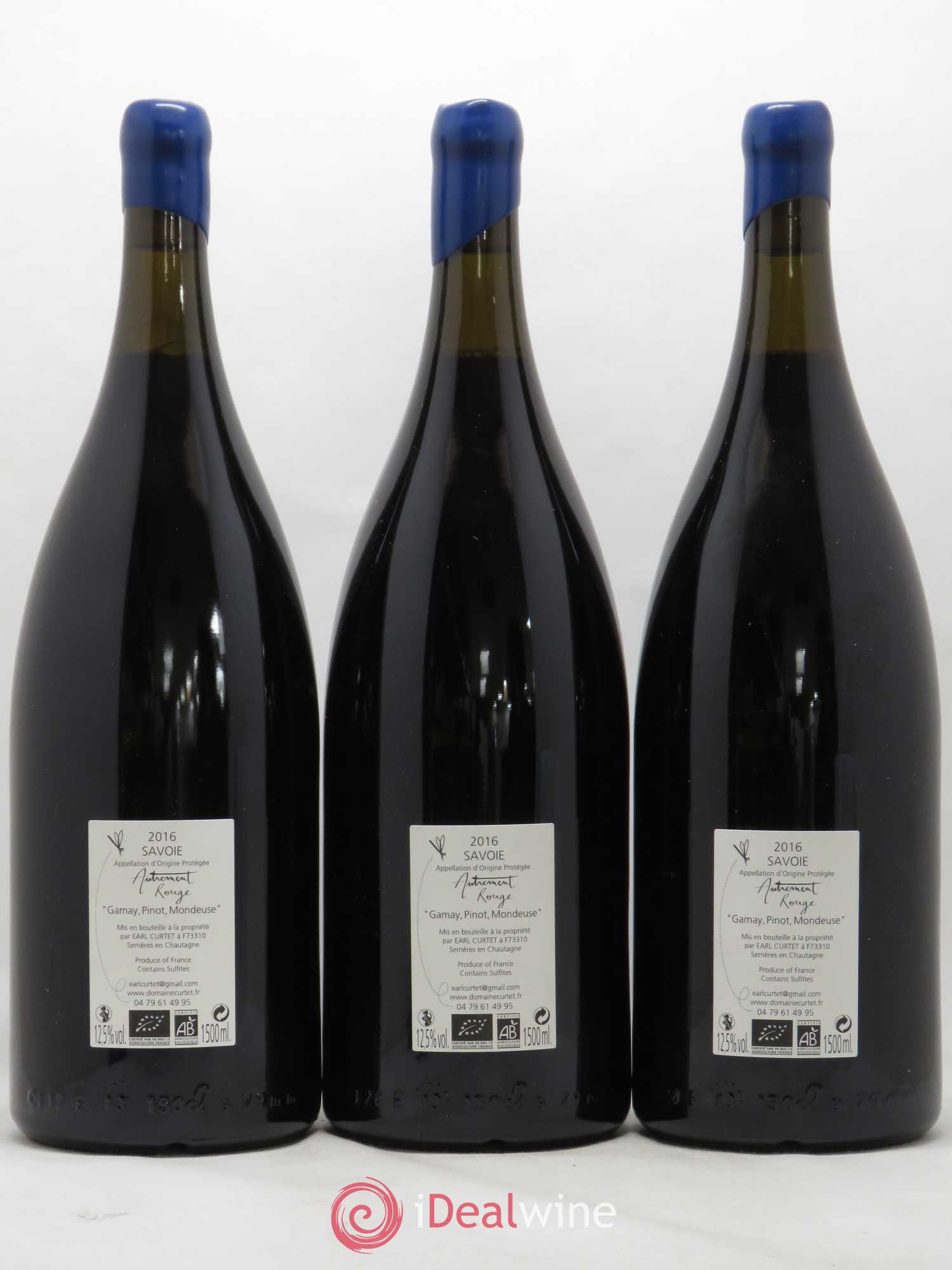 Vin de Savoie Autrement Marie et Florian Curtet 2016 - Lot de 3 magnums - 1