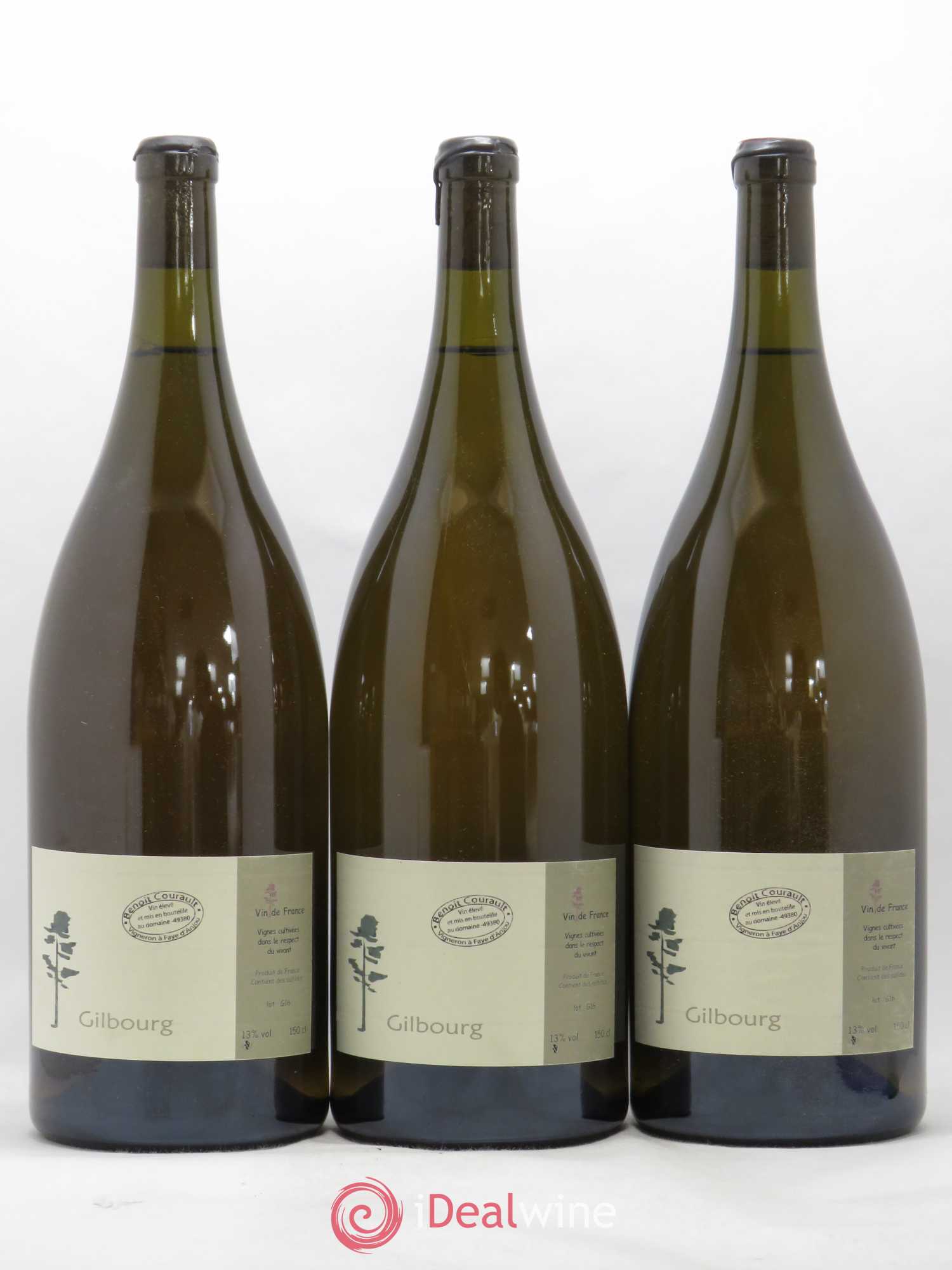 Vin de France Gilbourg Benoit Courault 2016 - Posten von 3 Magnum - 0
