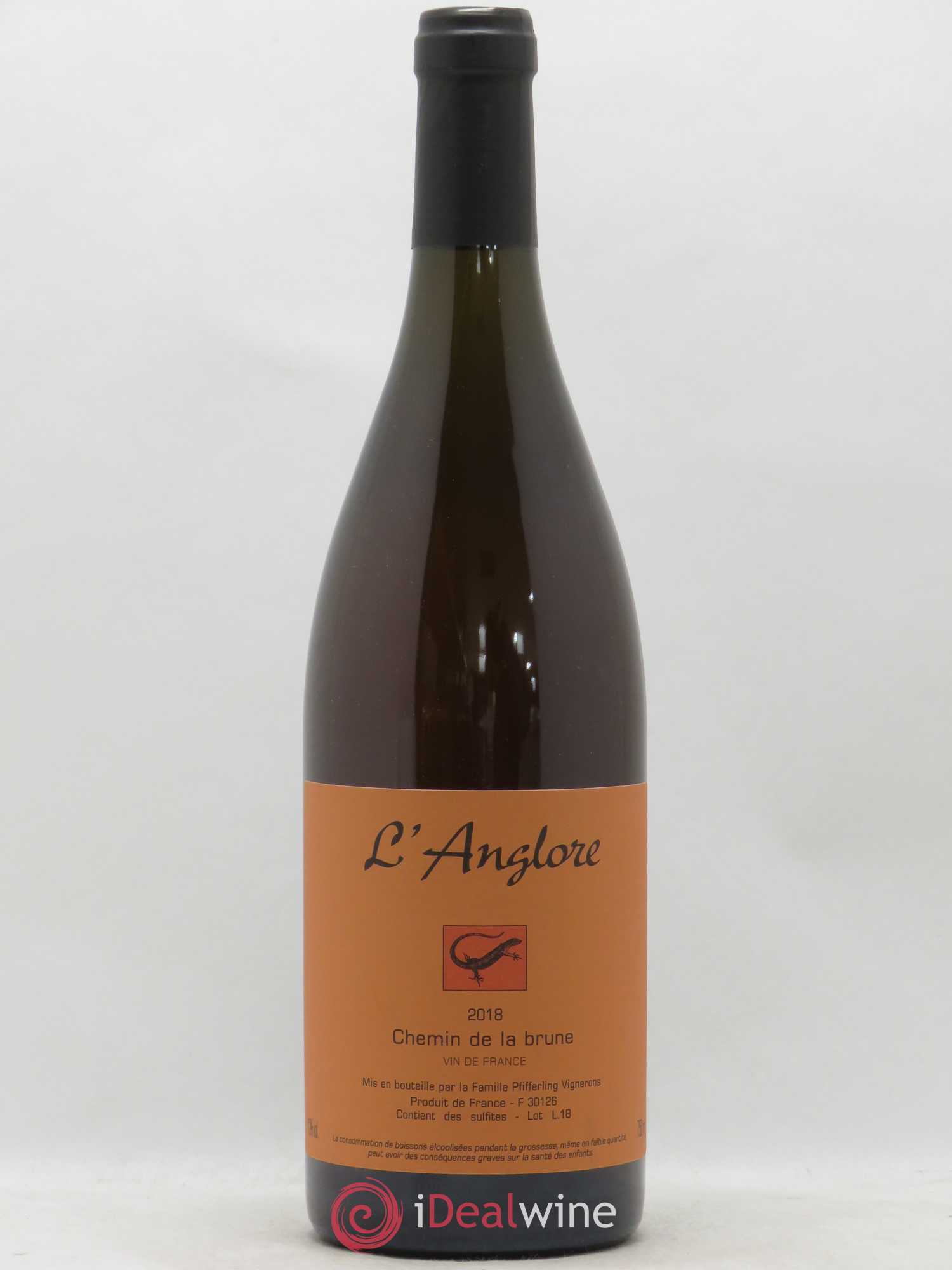 Vin de France Chemin de la brune L'Anglore 2018 - Lot de 1 bouteille - 0