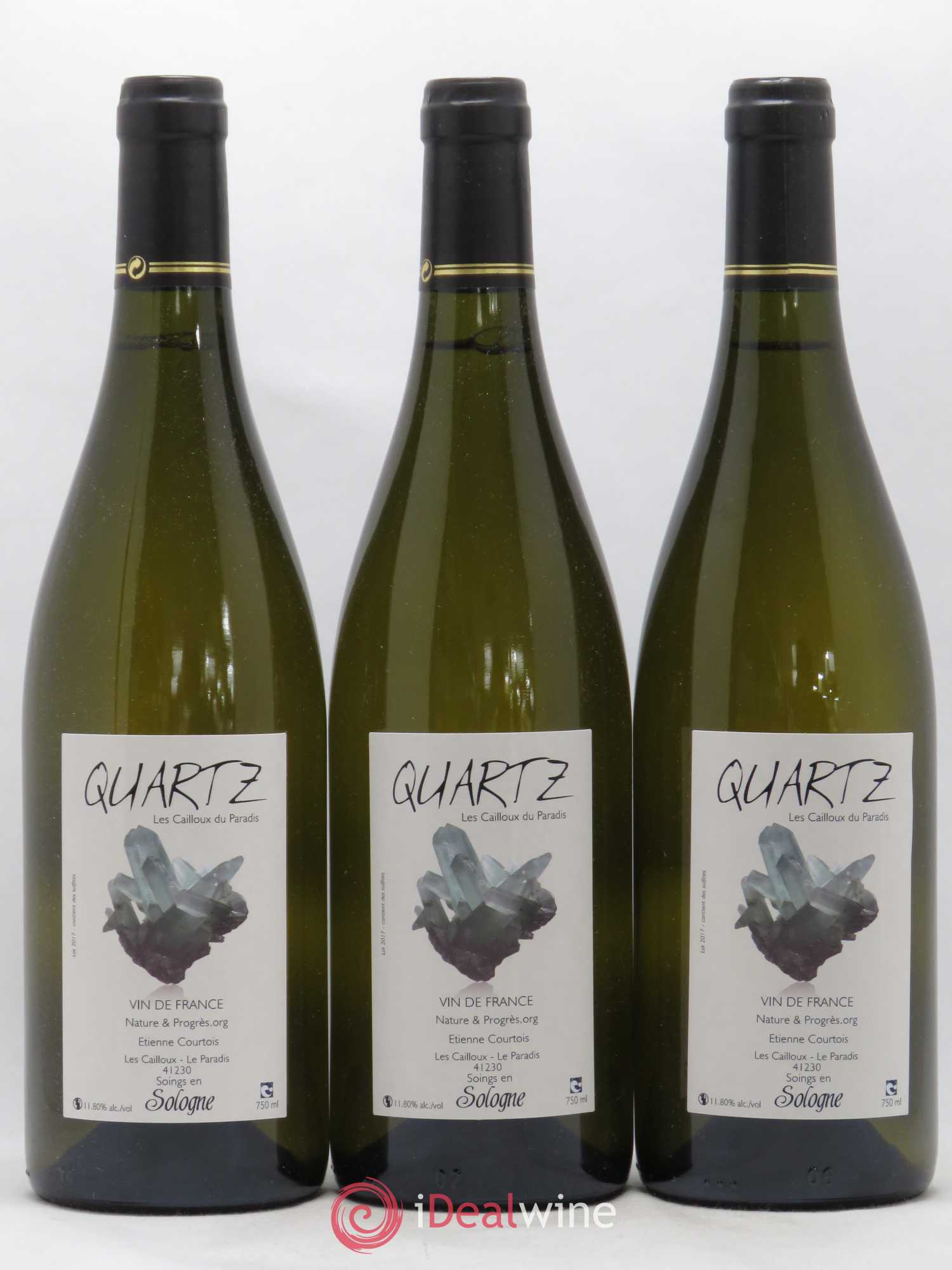 Vin de France Les Cailloux - les Paradis Quartz 2017 - Posten von 3 Flaschen - 0