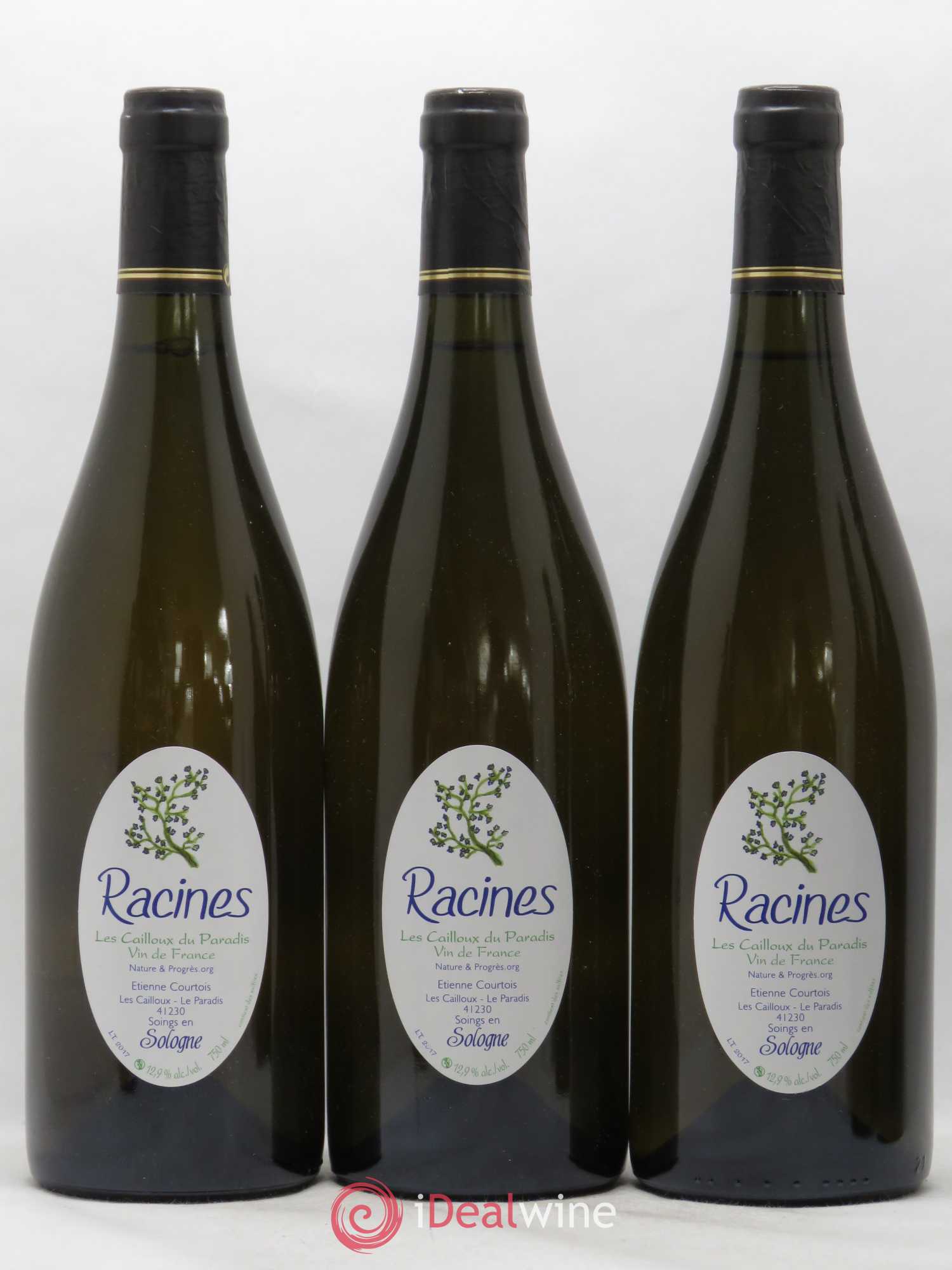 Vin de France Racines Les Cailloux du Paradis 2017 - Lot de 6 bouteilles - 1
