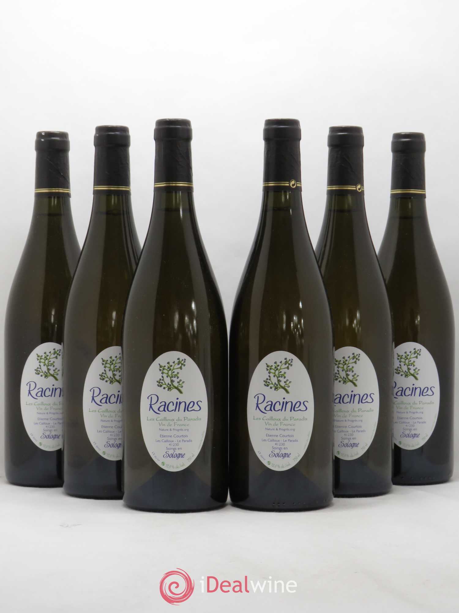 Vin de France Racines Les Cailloux du Paradis 2017 - Lot de 6 bouteilles - 0