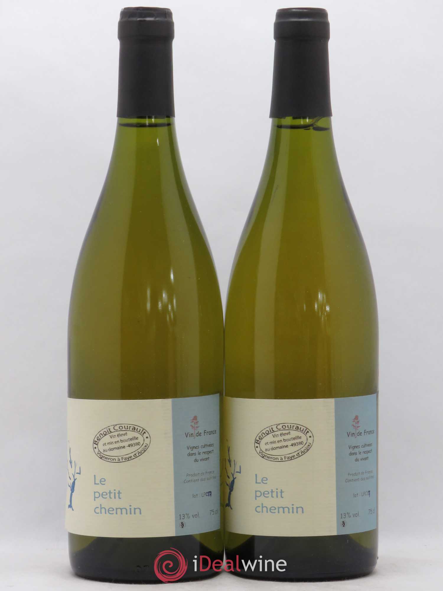 Vin de France Le Petit Chemin Benoit Courault 2017 - Posten von 2 Flaschen - 0