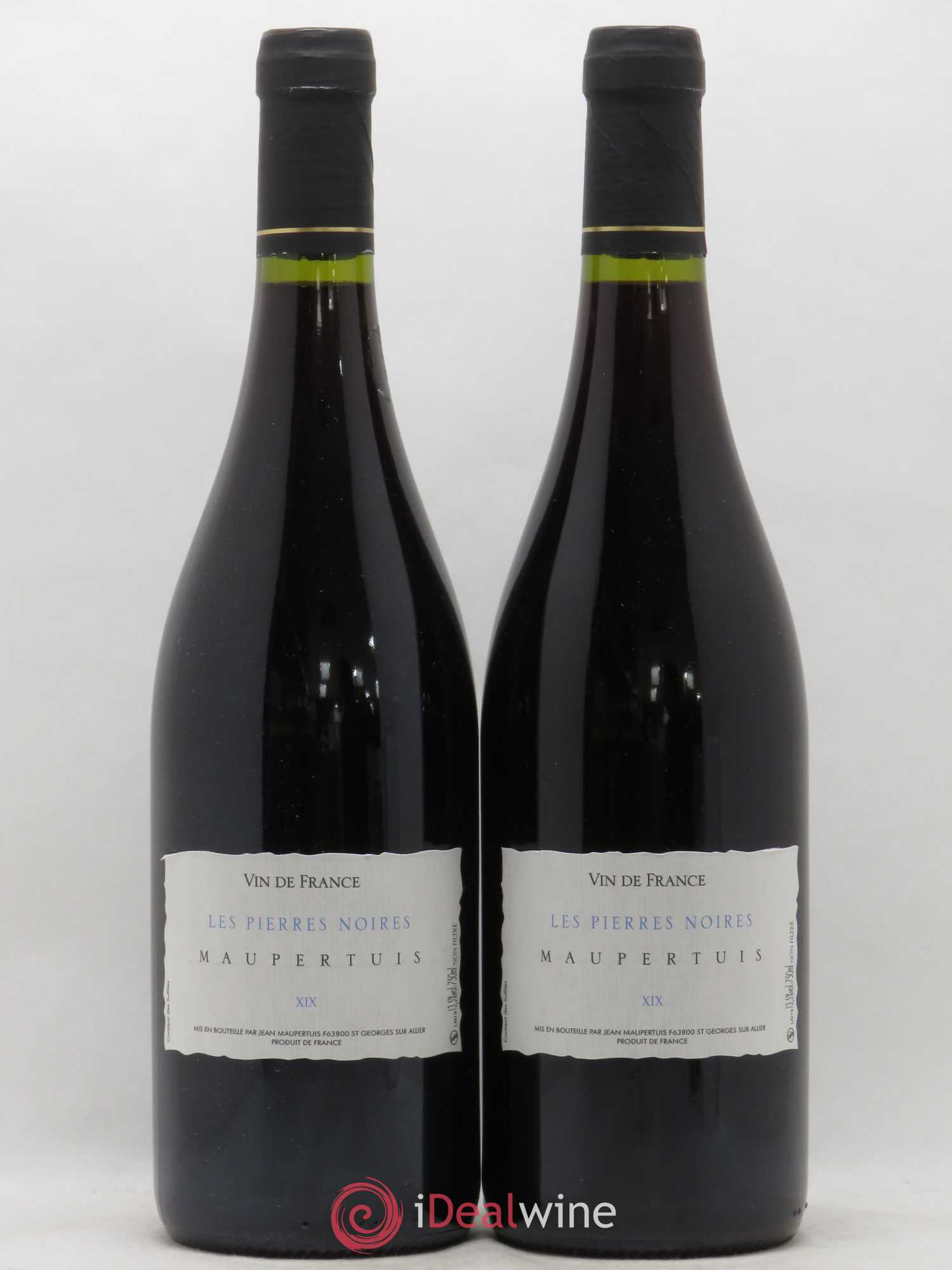 Vin de France Auvergne Les Pierres noires Maupertuis 2019 - Posten von 2 Flaschen - 0
