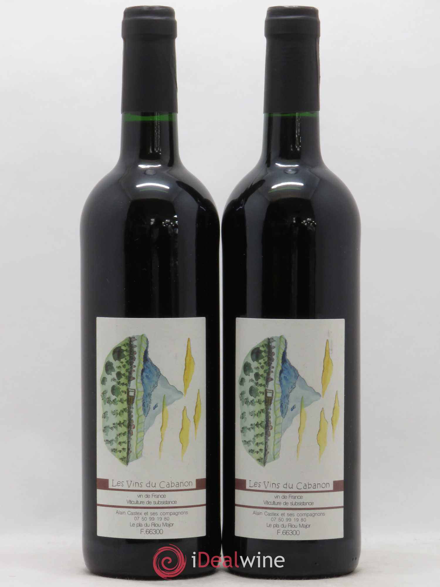 Vin de France Poudre d'Escampette Les Vins du Cabanon - Alain Castex 2016 - Lot de 2 bouteilles - 0