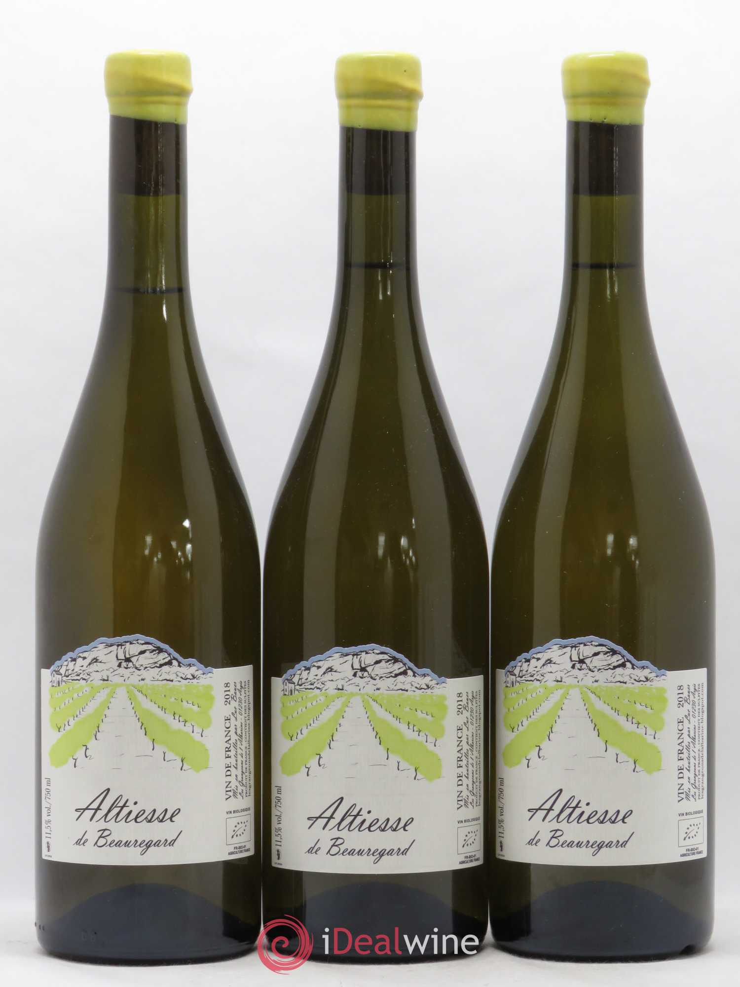 Vin de France Altiesse de Beauregard Les Grangeons de l'Albarine 2018 - Posten von 3 Flaschen - 0