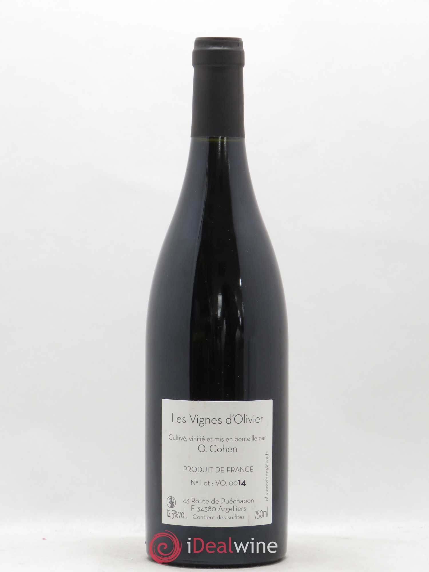 Vin de France Les Vignes d'Olivier - Olivier Cohen 2014 - Posten von 1 Flasche - 1