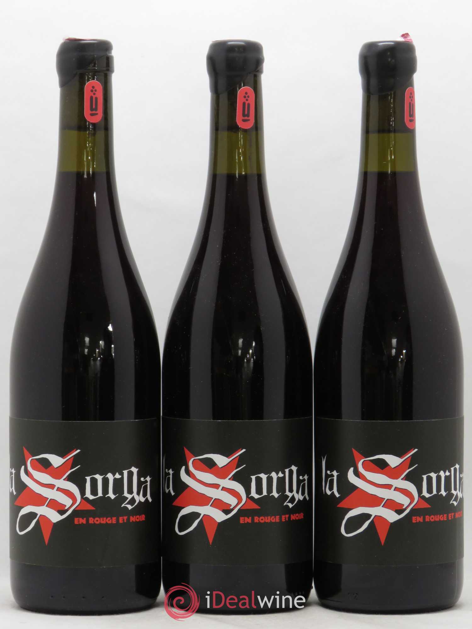 Vin de France En rouge et noir Domaine de la Sorga 2015 - Posten von 3 Flaschen - 0