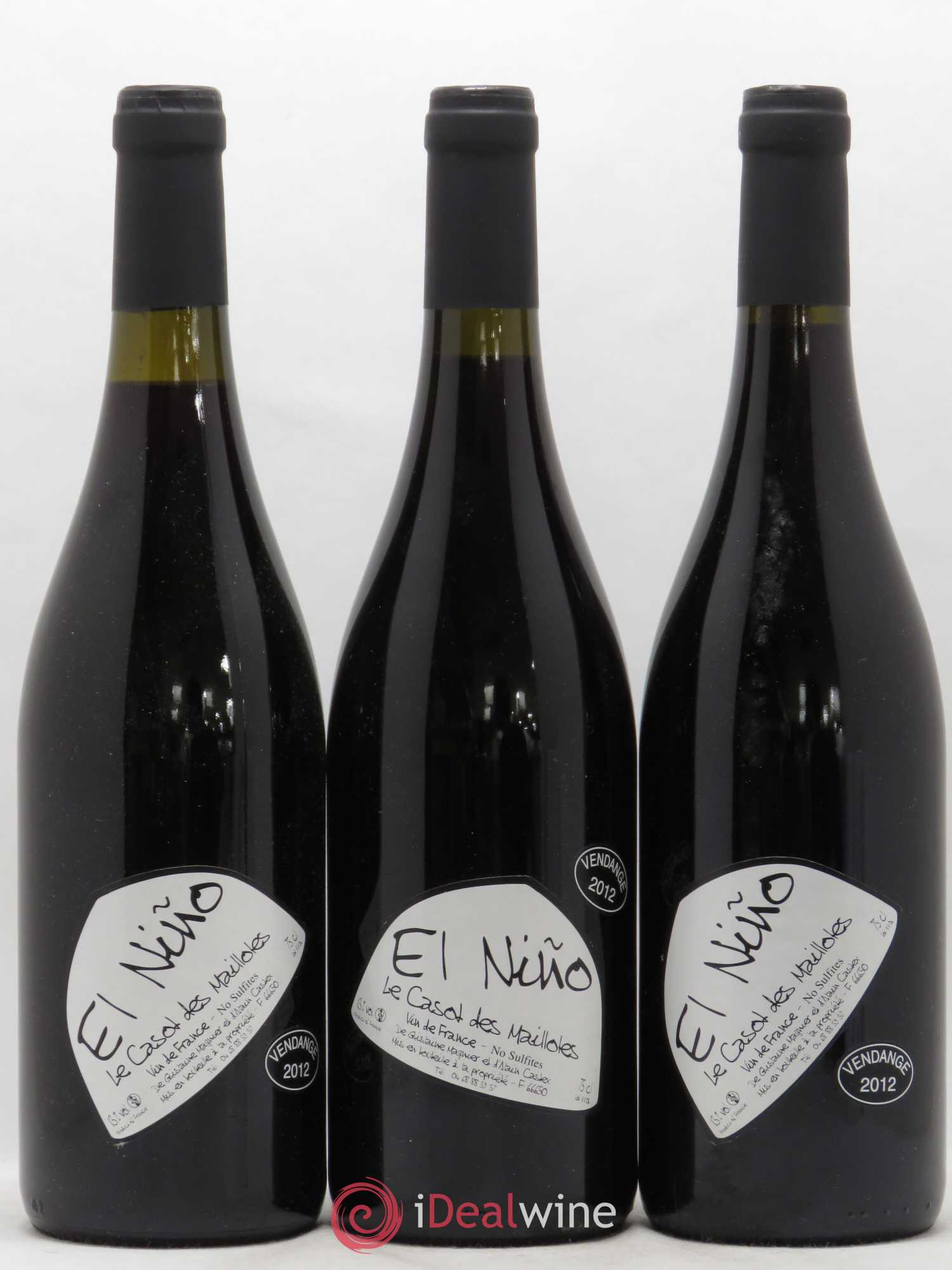 Vin de France El Nino Le Casot des Mailloles 2012 - Posten von 3 Flaschen - 0
