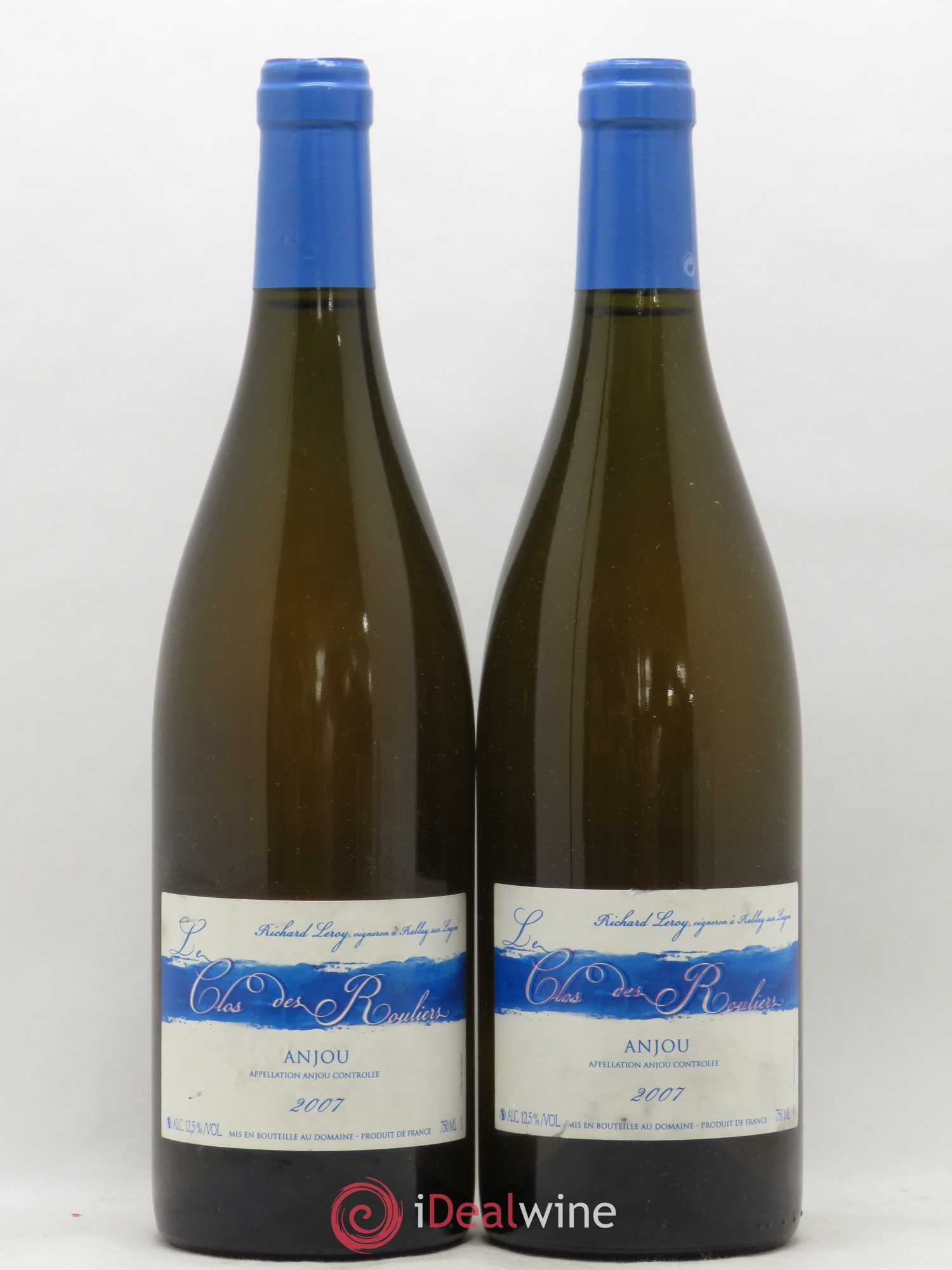 Anjou Les Clos des Rouliers Richard Leroy 2007 - Posten von 2 Flaschen - 0
