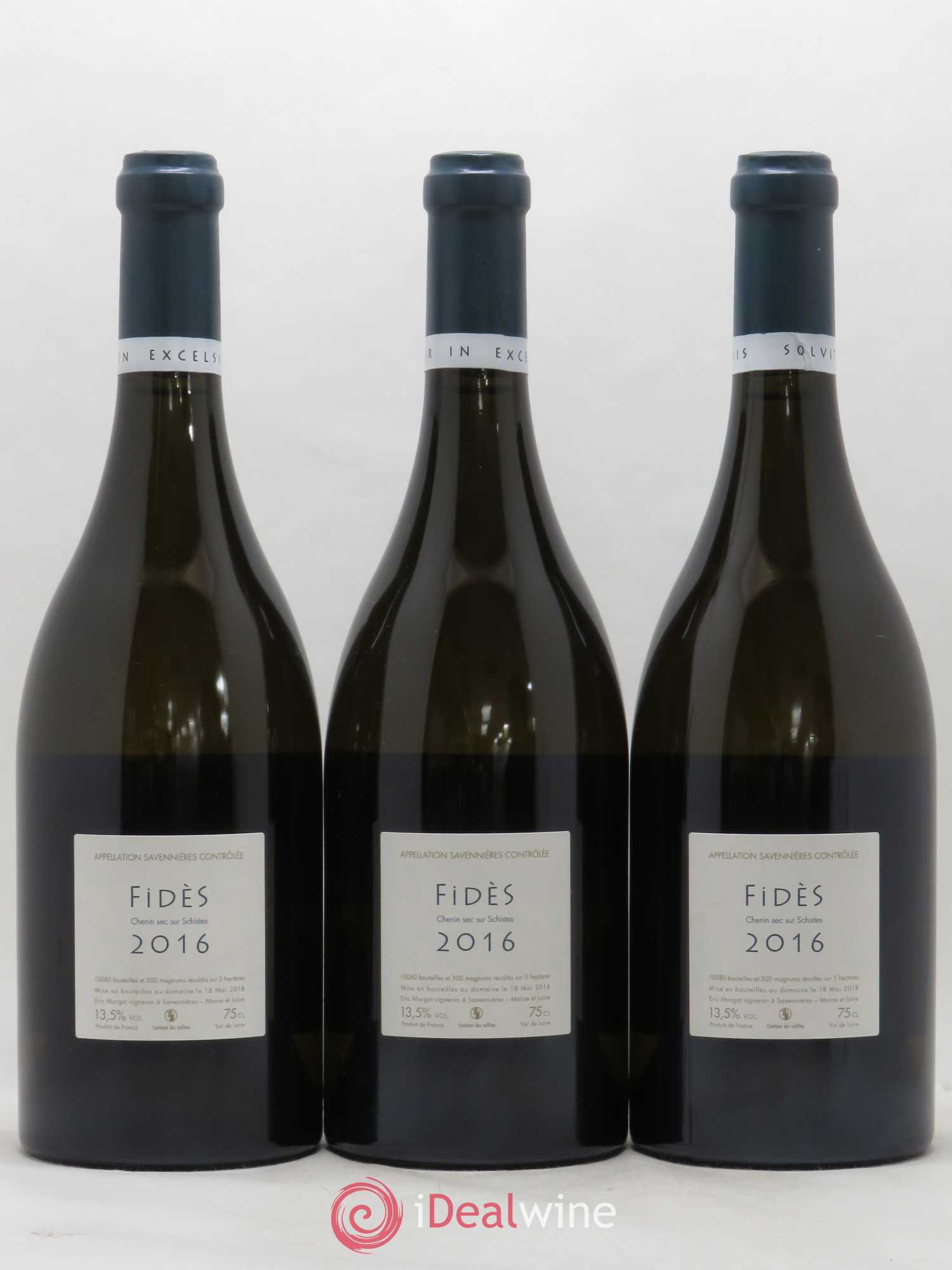 Savennières Fidès Eric Morgat 2016 - Lot de 3 bouteilles - 1