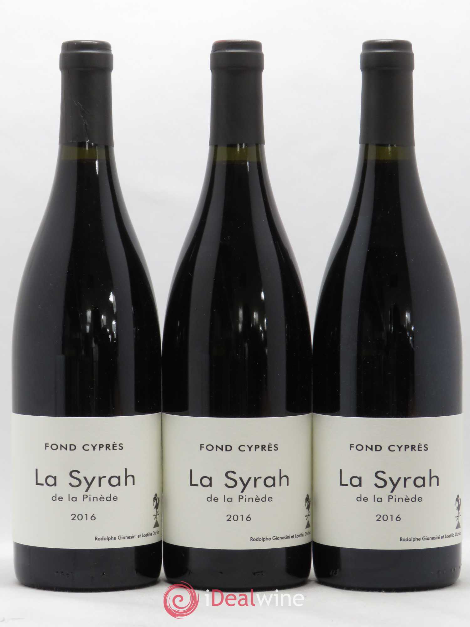 Vin de France La Syrah de la Pinede Domaine Fond Cypres 2016 - Posten von 6 Flaschen - 2
