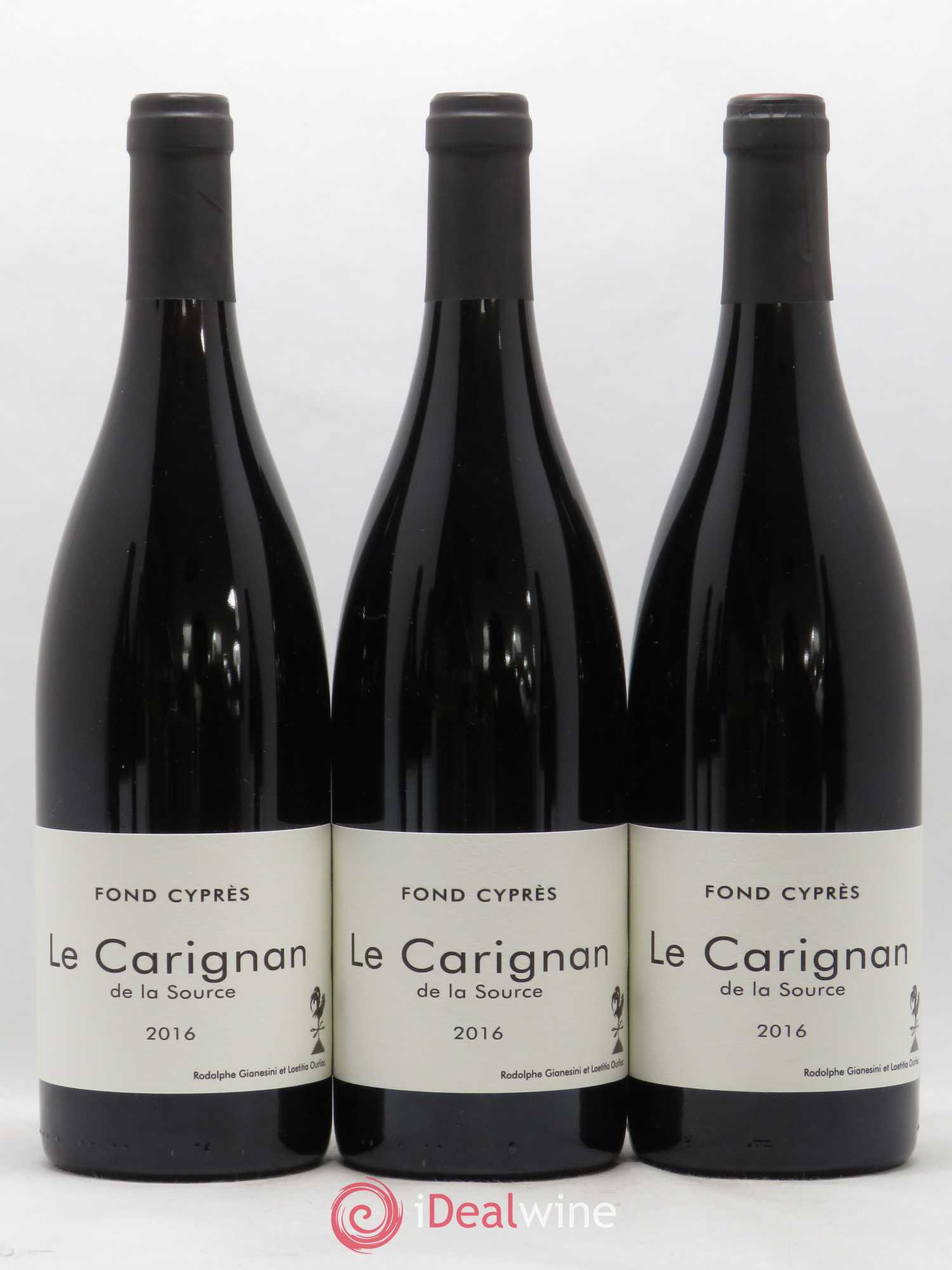 Vin de France Le Carignan de la Source Domaine Fond Cypres 2016 - Posten von 6 Flaschen - 1