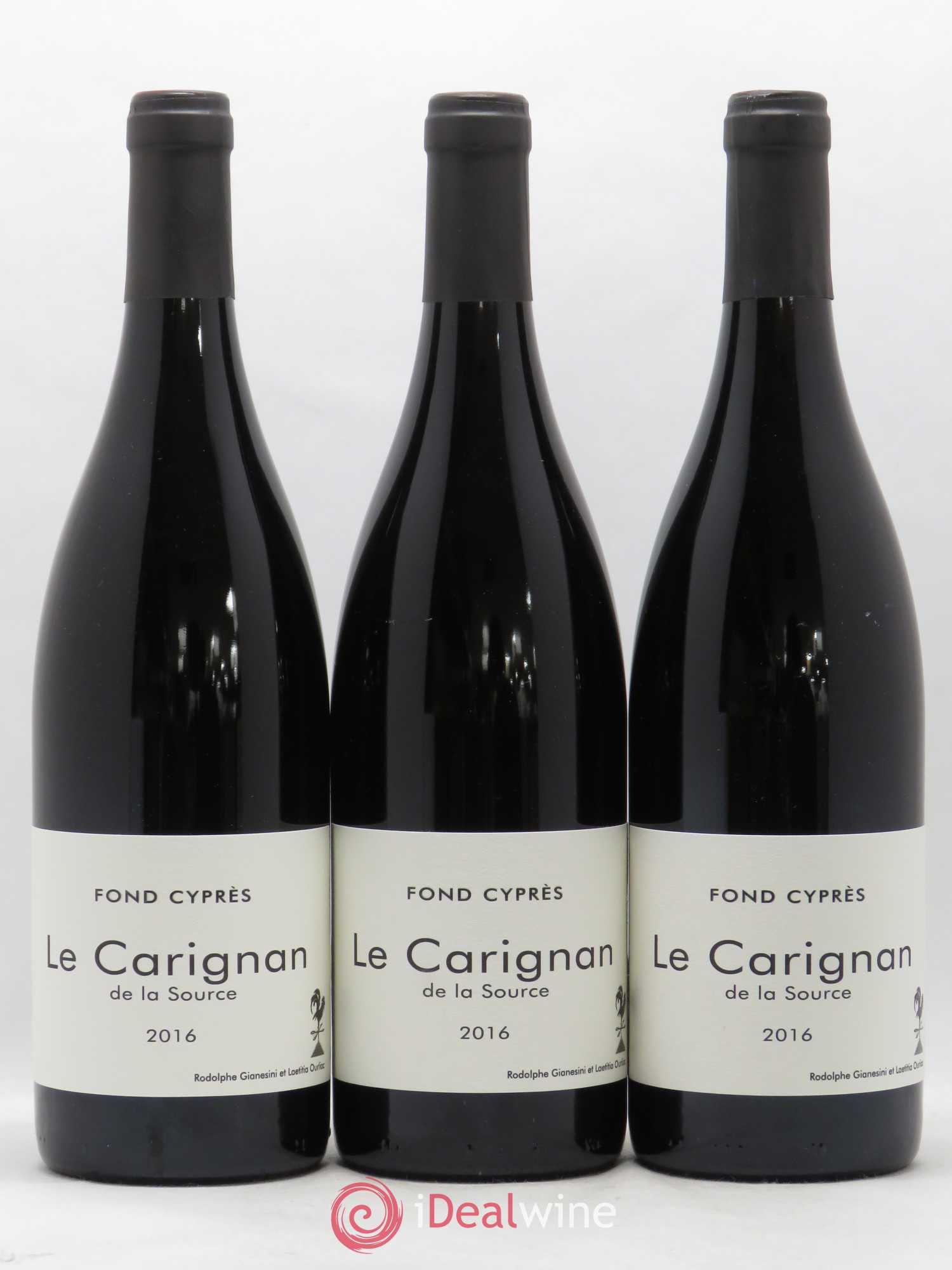 Vin de France Le Carignan de la Source Domaine Fond Cypres 2016 - Posten von 6 Flaschen - 2