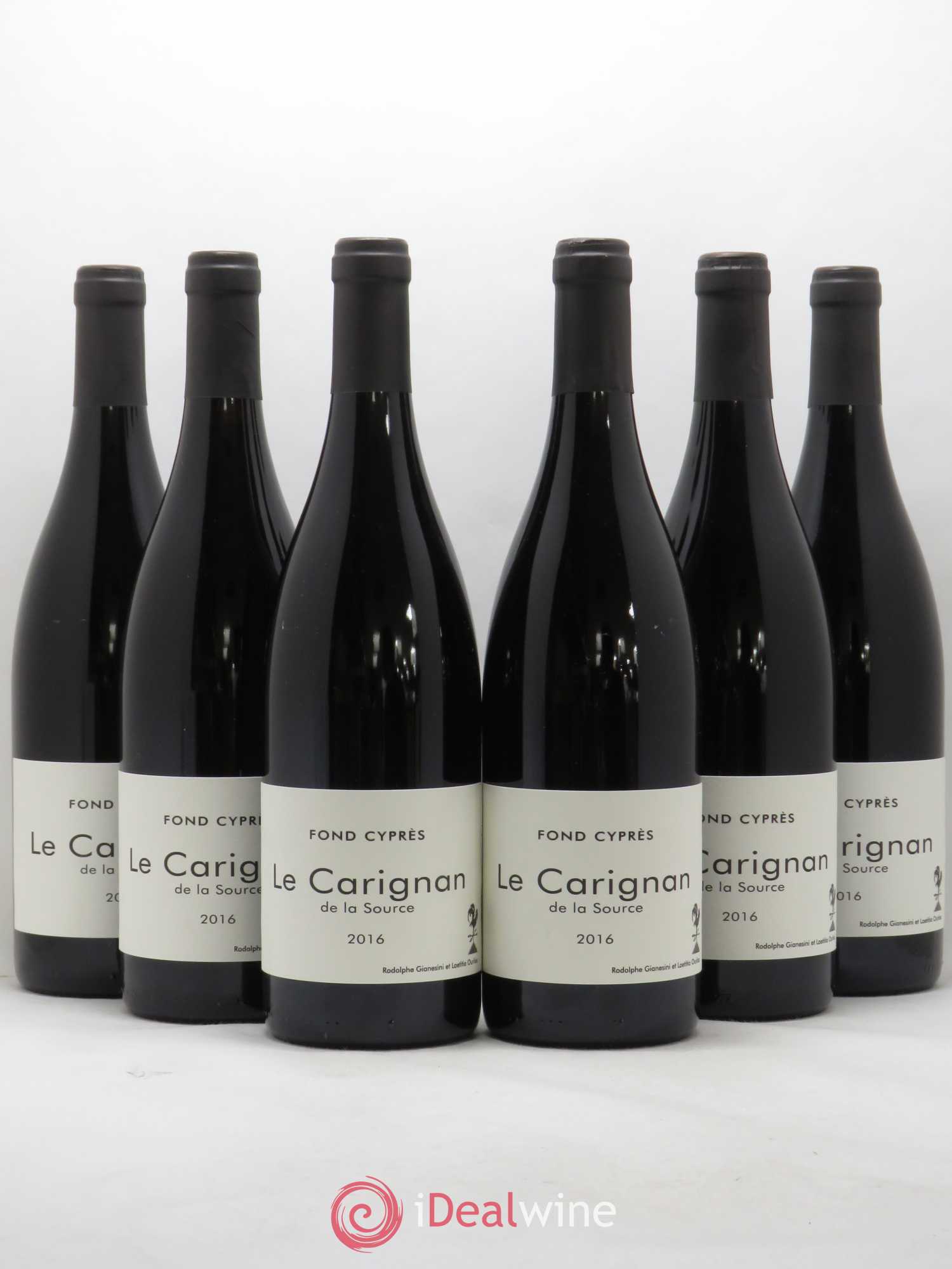 Vin de France Le Carignan de la Source Domaine Fond Cypres 2016 - Posten von 6 Flaschen - 0