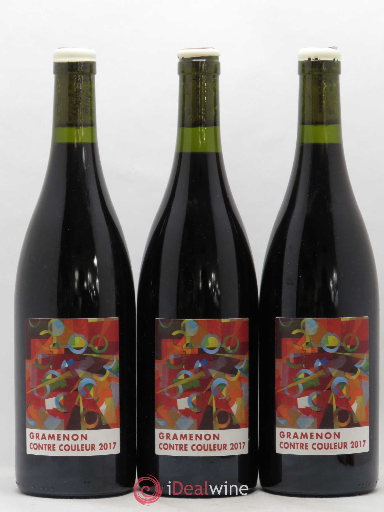 Côtes-du-Rhône Contre-Couleur Gramenon (Domaine) 2017 - Lot de 3 bouteilles - 0