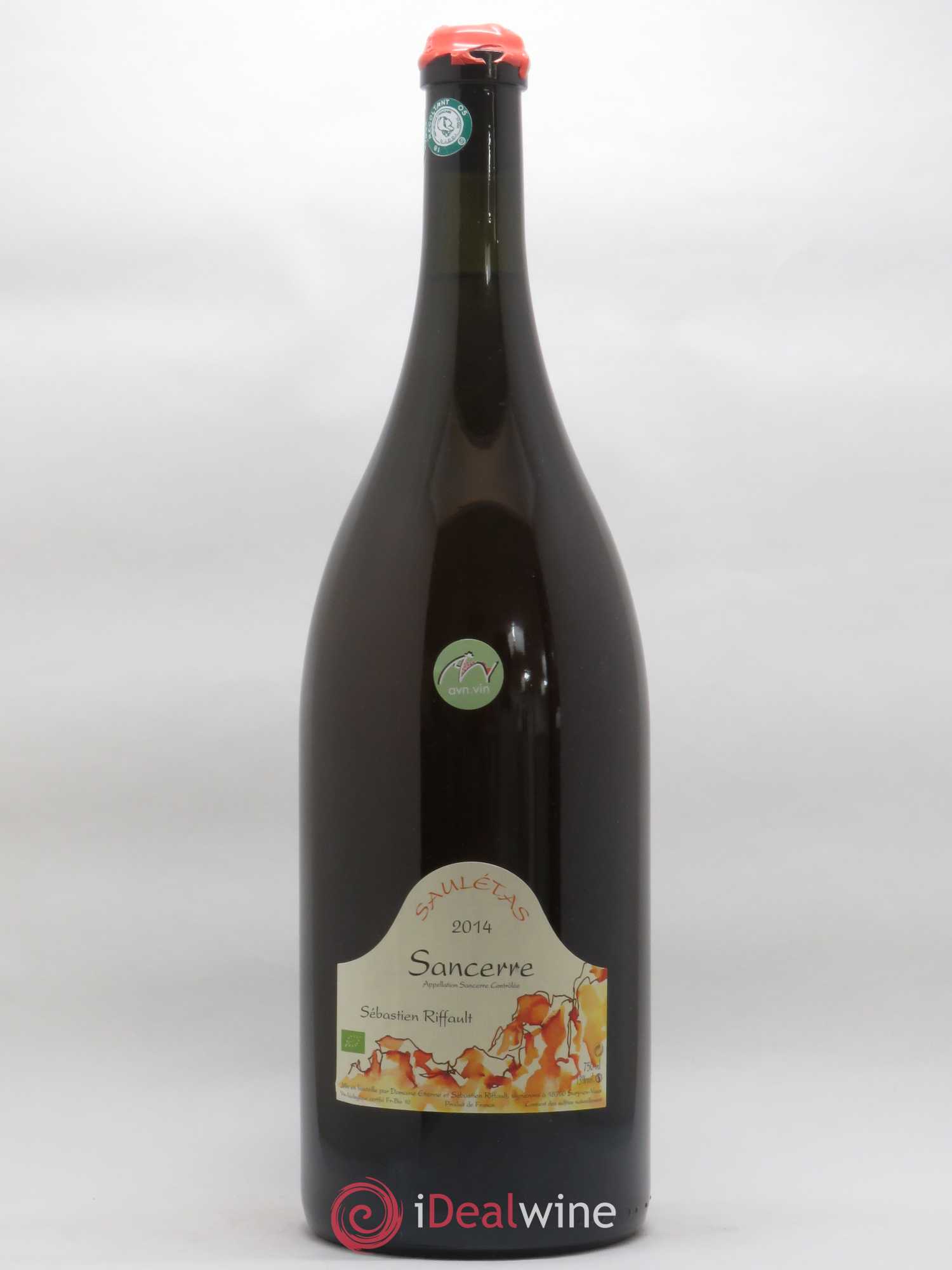 Sancerre Sauletas Sébastien Riffault 2014 - Lot de 1 double magnum - 0