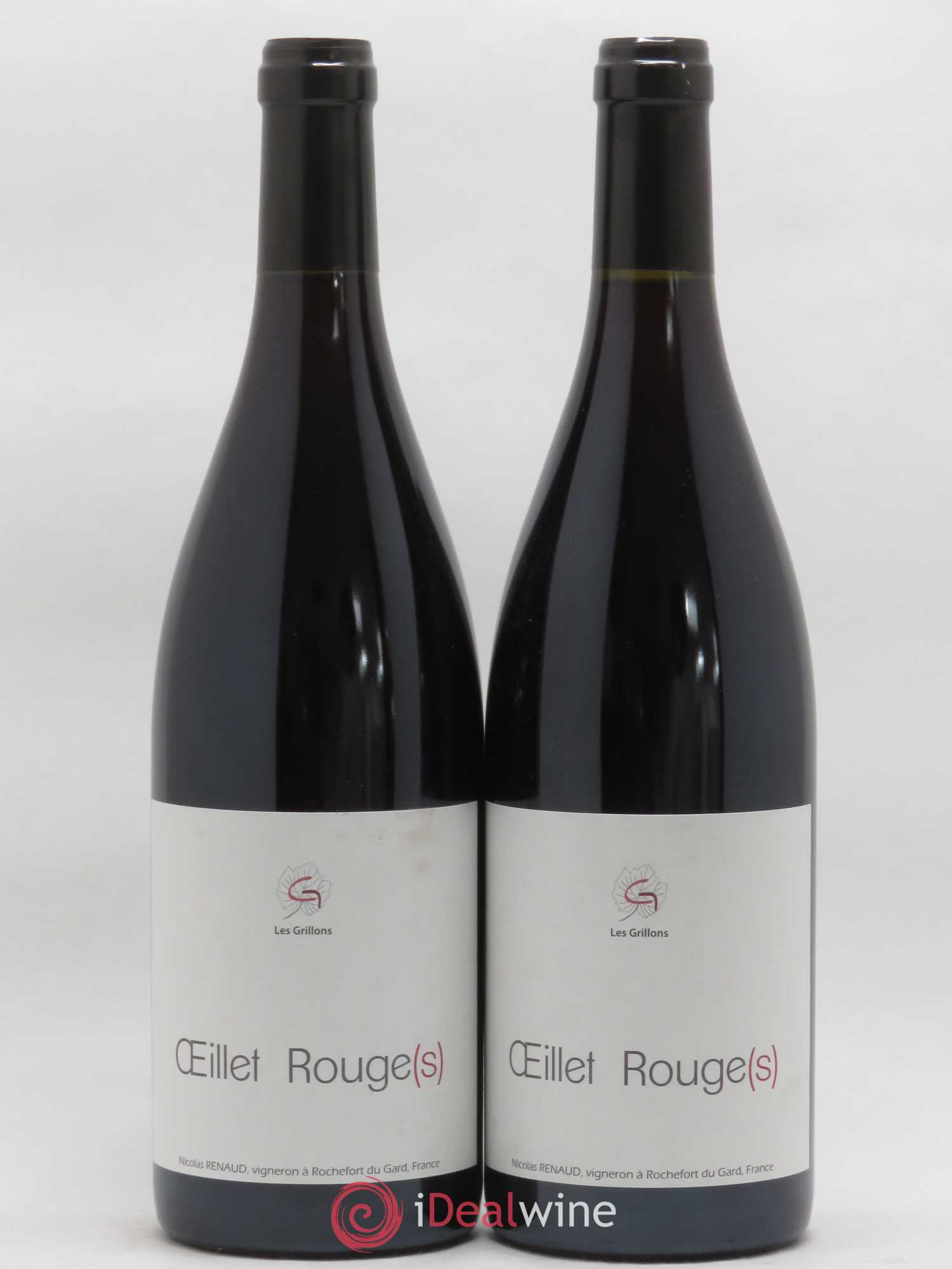 Vin de France Oeillet rouge Clos des Grillons 2018 - Posten von 2 Flaschen - 0
