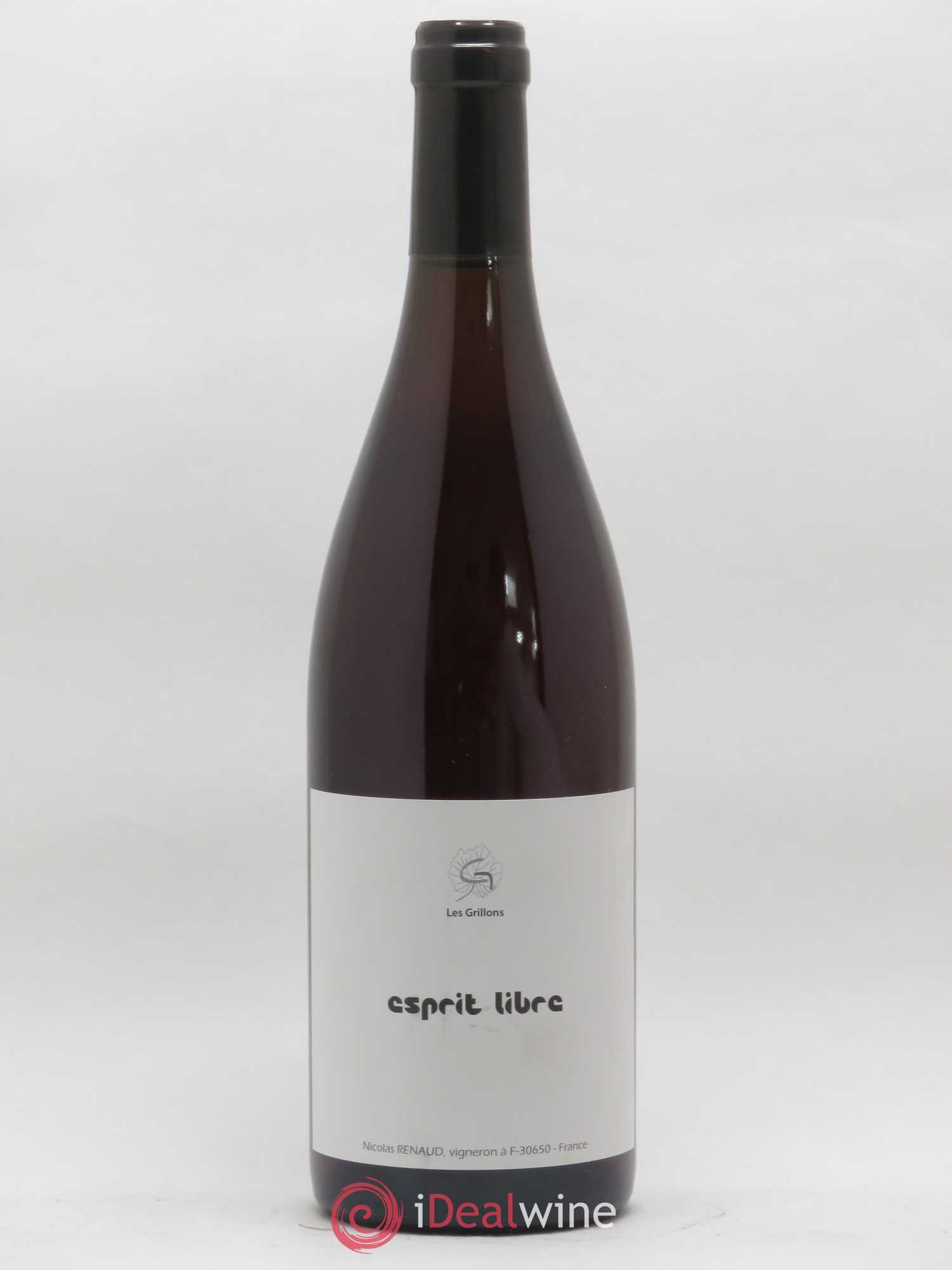 Vin de France Esprit Libre Clos des Grillons 2016 - Lot de 1 bouteille - 0