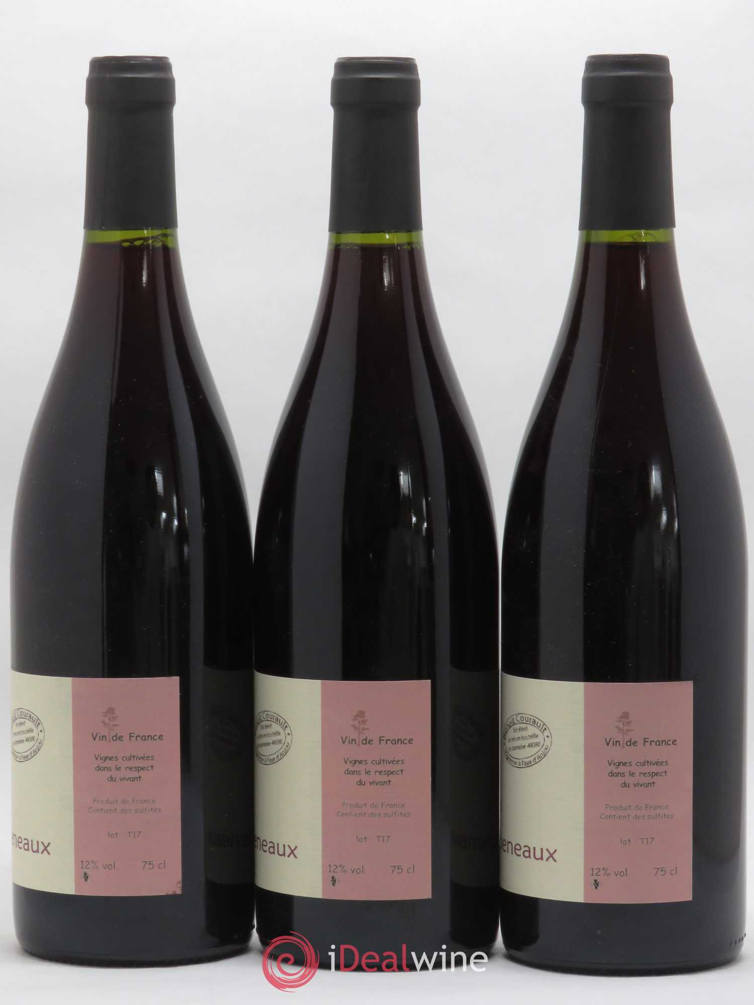 Vin de France Les Tabeneaux Benoit Courault 2017 - Posten von 3 Flaschen - 1