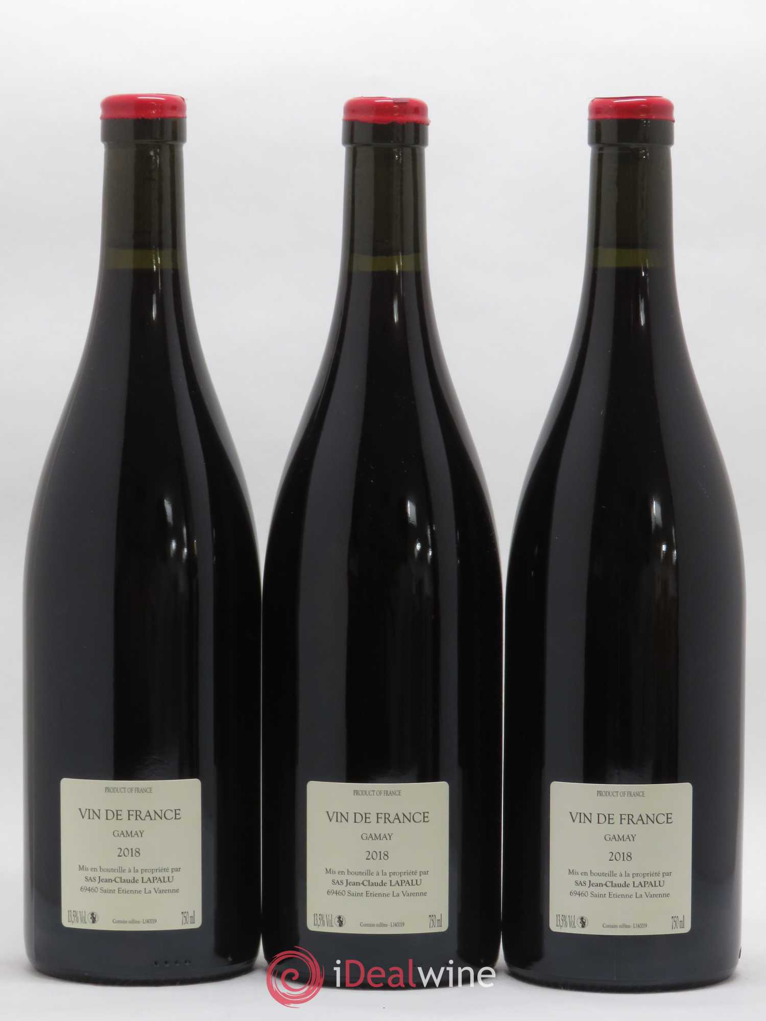 Vin de France Alma Mater Jean-Claude Lapalu 2018 - Lotto di 3 bottiglie - 1