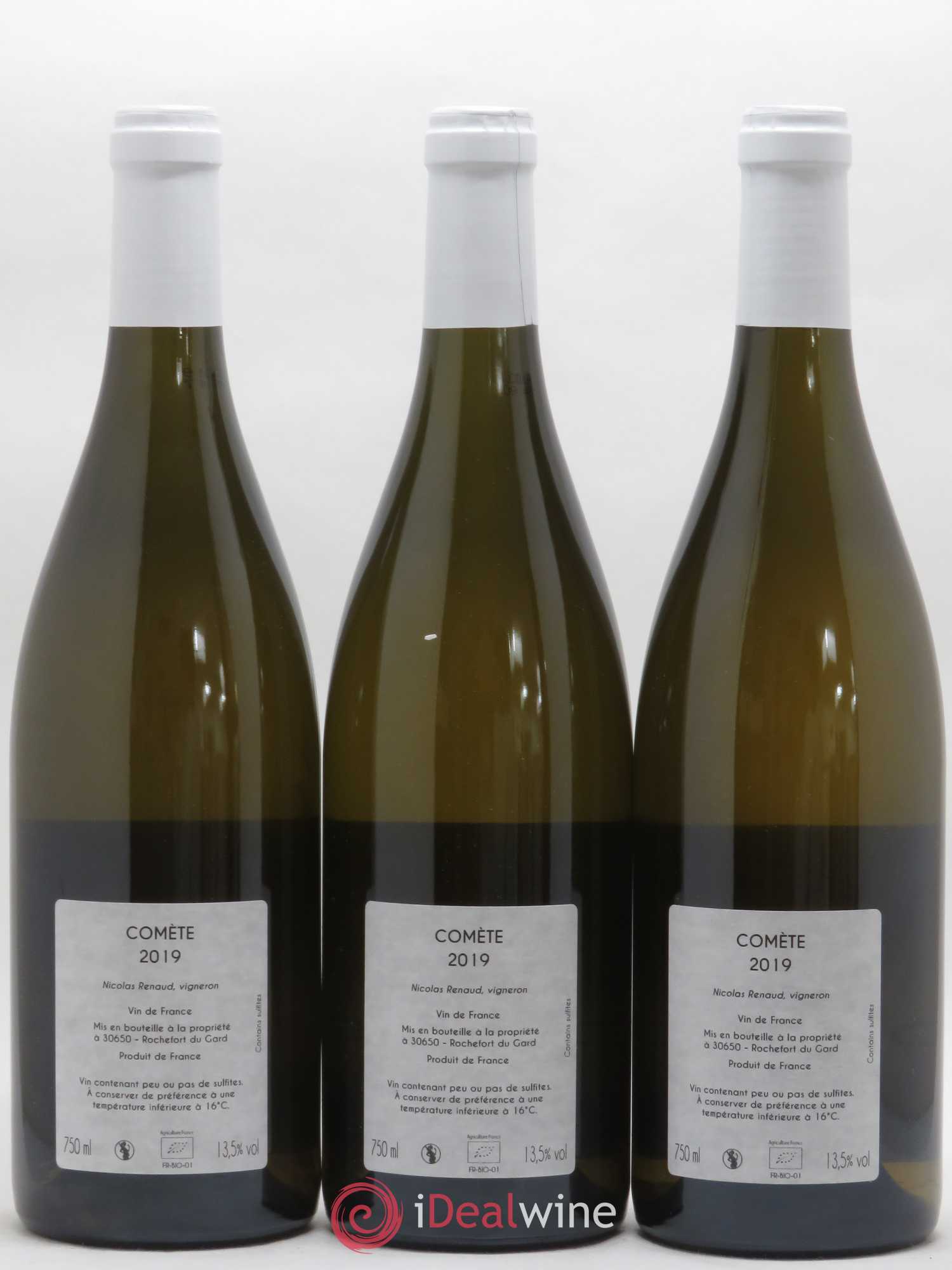 Vin de France Comète Clos des Grillons 2019 - Posten von 3 Flaschen - 1