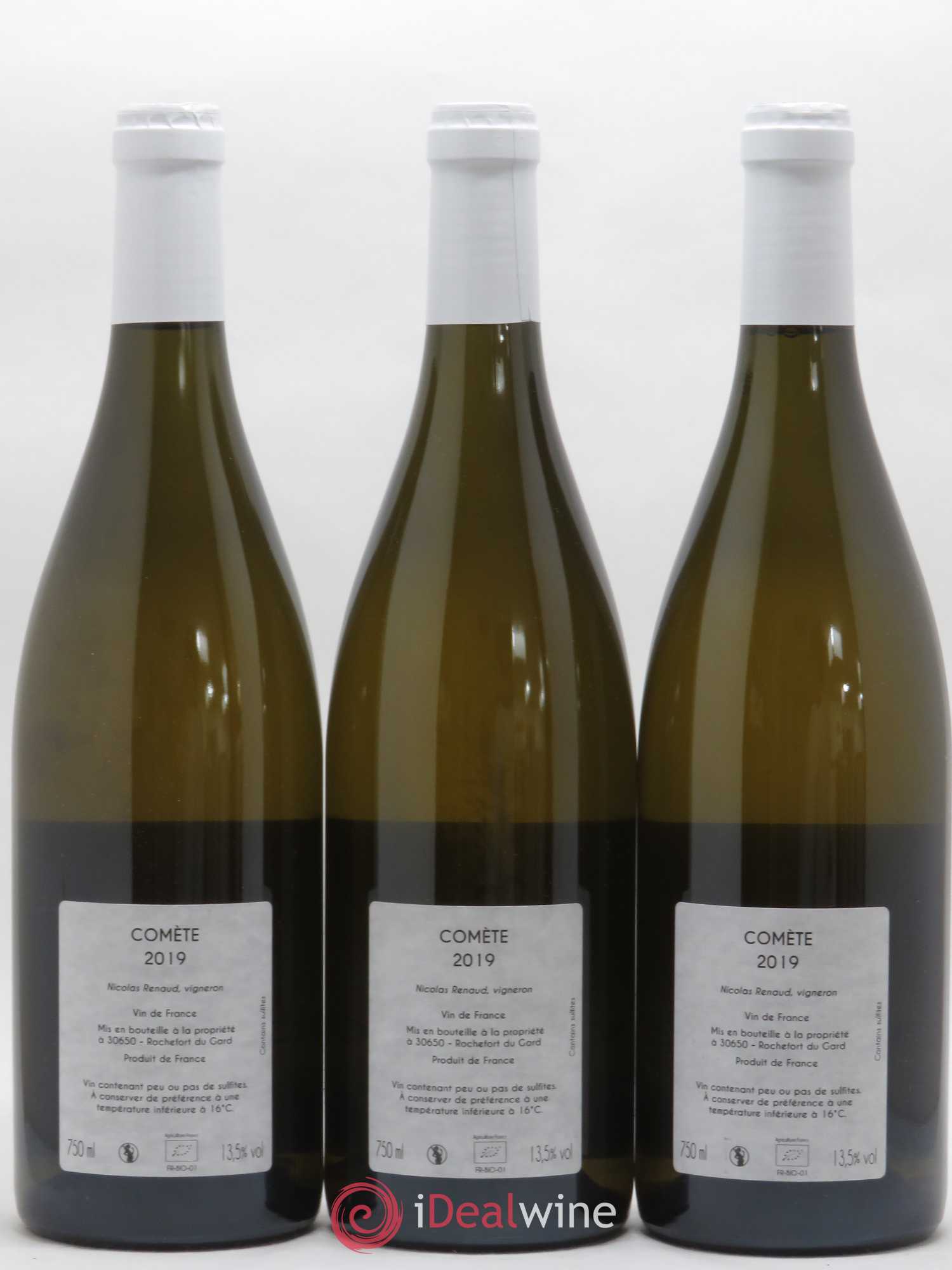 Vin de France Comète Clos des Grillons 2019 - Posten von 3 Flaschen - 1