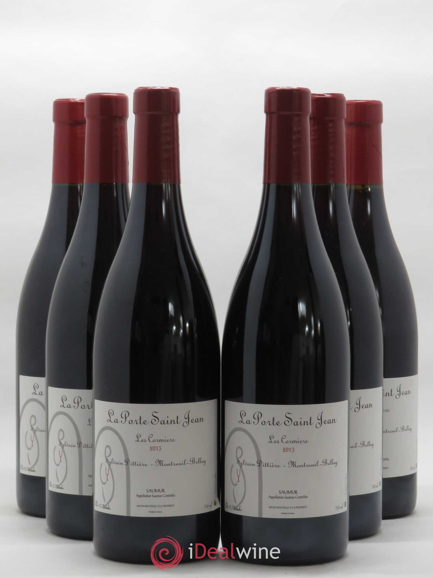 Saumur Les Cormiers La Porte Saint Jean 2013 - Lot de 6 bouteilles - 0