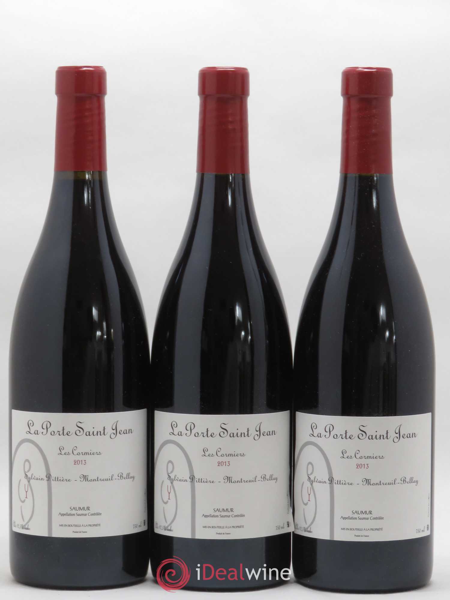 Saumur Les Cormiers La Porte Saint Jean 2013 - Lot de 3 bouteilles - 0