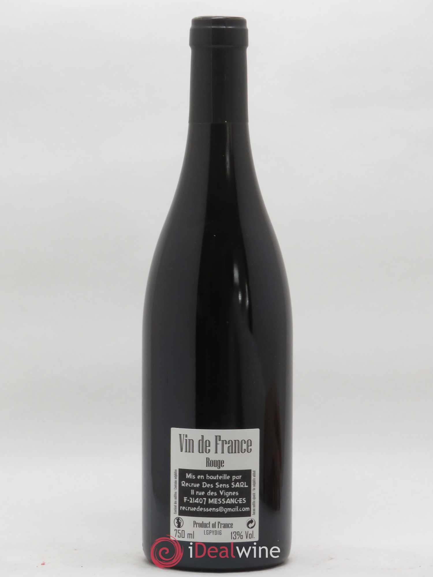 Vin de France Les Grands Ponts Yann Durieux - Recrue des Sens 2016 - Posten von 1 Flasche - 1