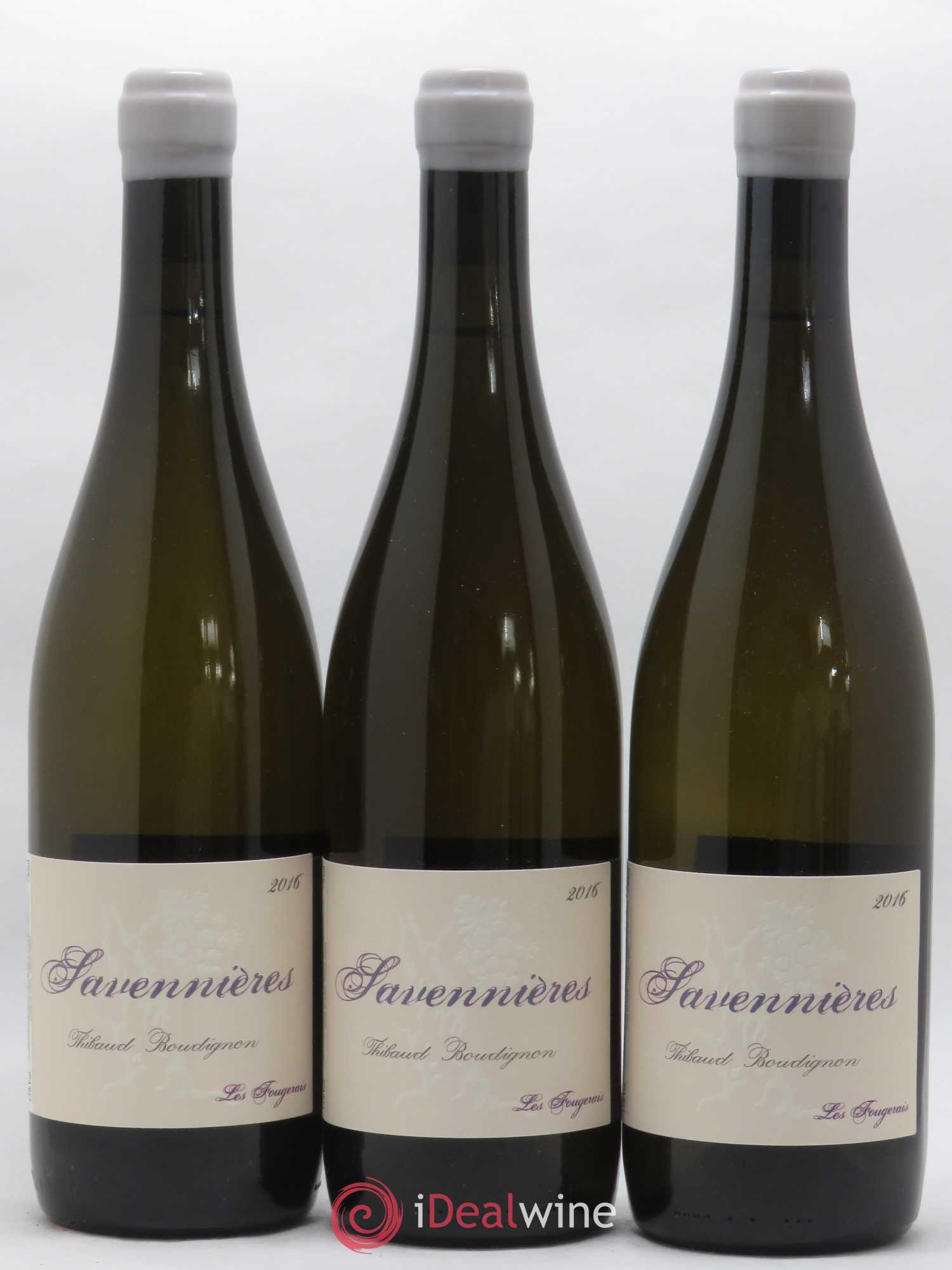 Savennières Les Fougeraies Thibaud Boudignon 2016 - Lot de 3 bouteilles - 0