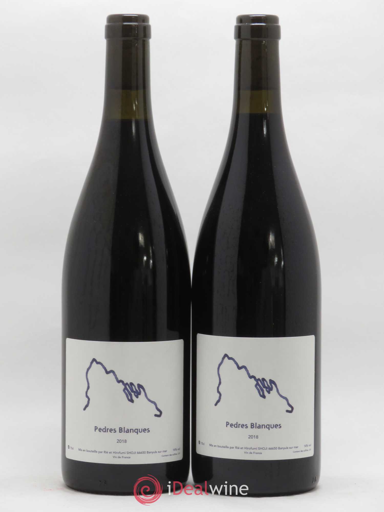 Vin de France Pedres Blanques Rié et Hirofumi Shoji 2018 - Lot de 2 bouteilles - 0