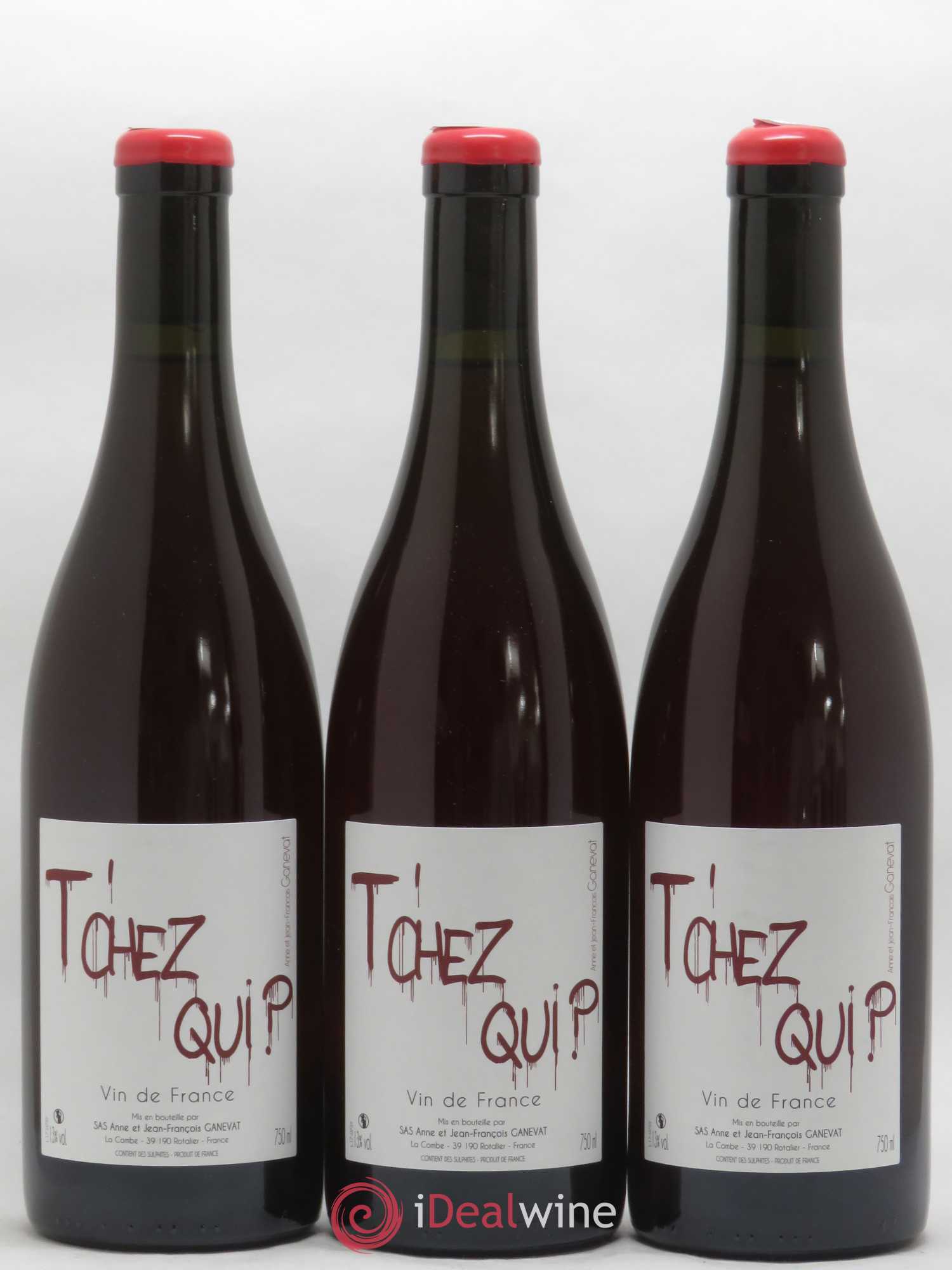 Vin de France T chez qui Anne et Jean François Ganevat 2017 - Lot de 6 bouteilles - 1