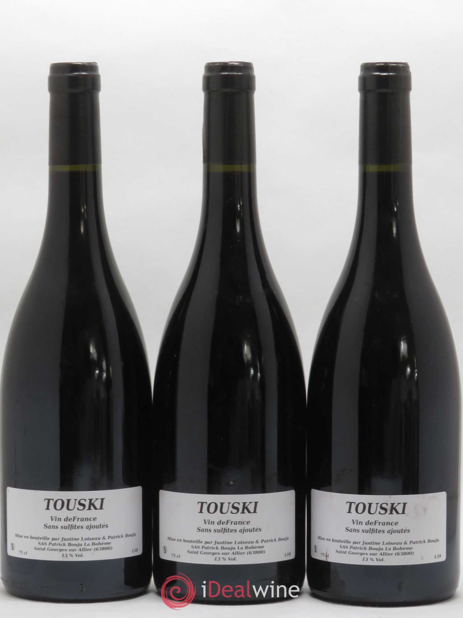 Vin de France Touski Patrick Bouju - La Bohème 2018 - Lot de 3 bouteilles - 1