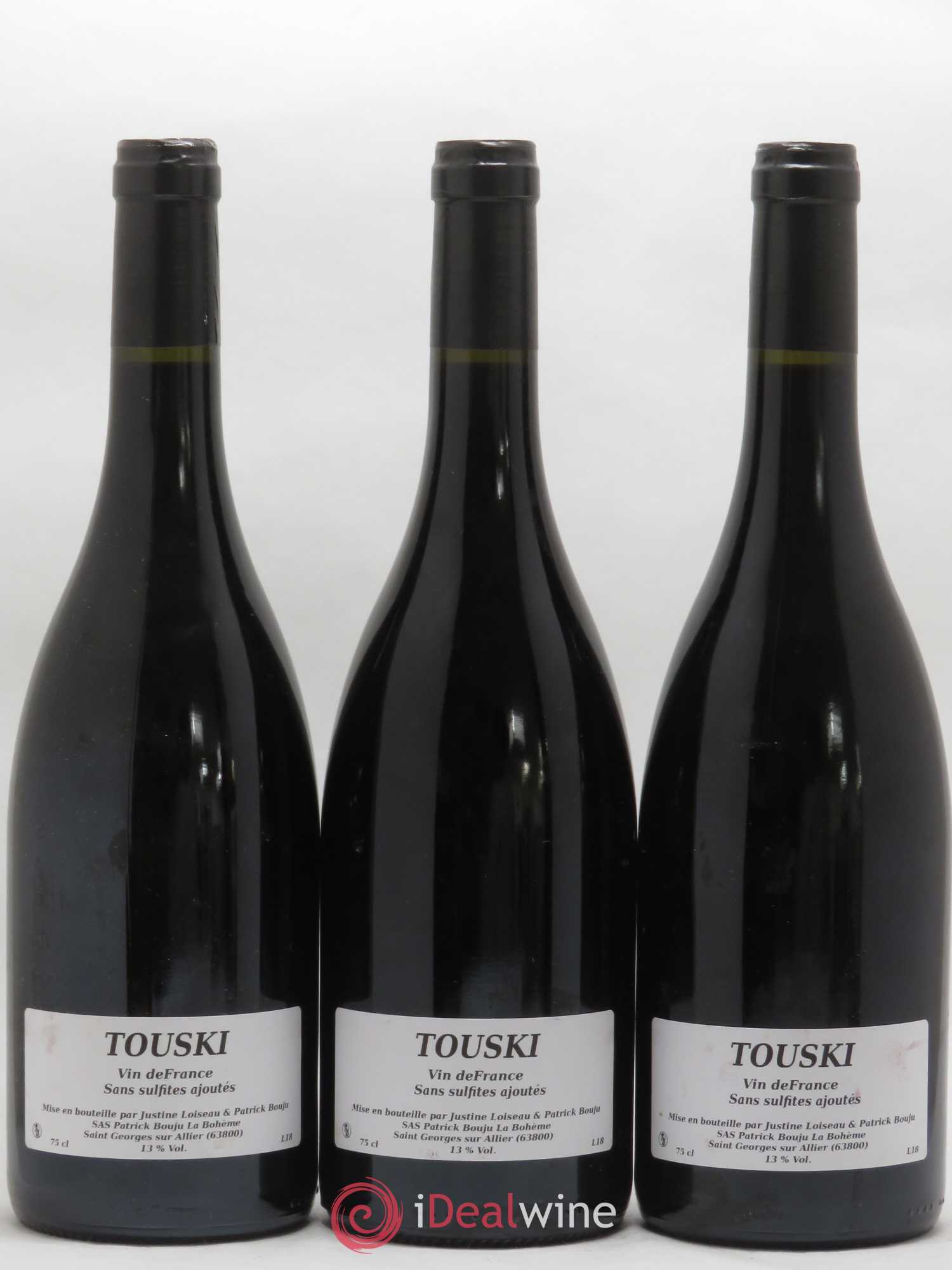Vin de France Touski Patrick Bouju - La Bohème 2018 - Lot de 3 bouteilles - 1