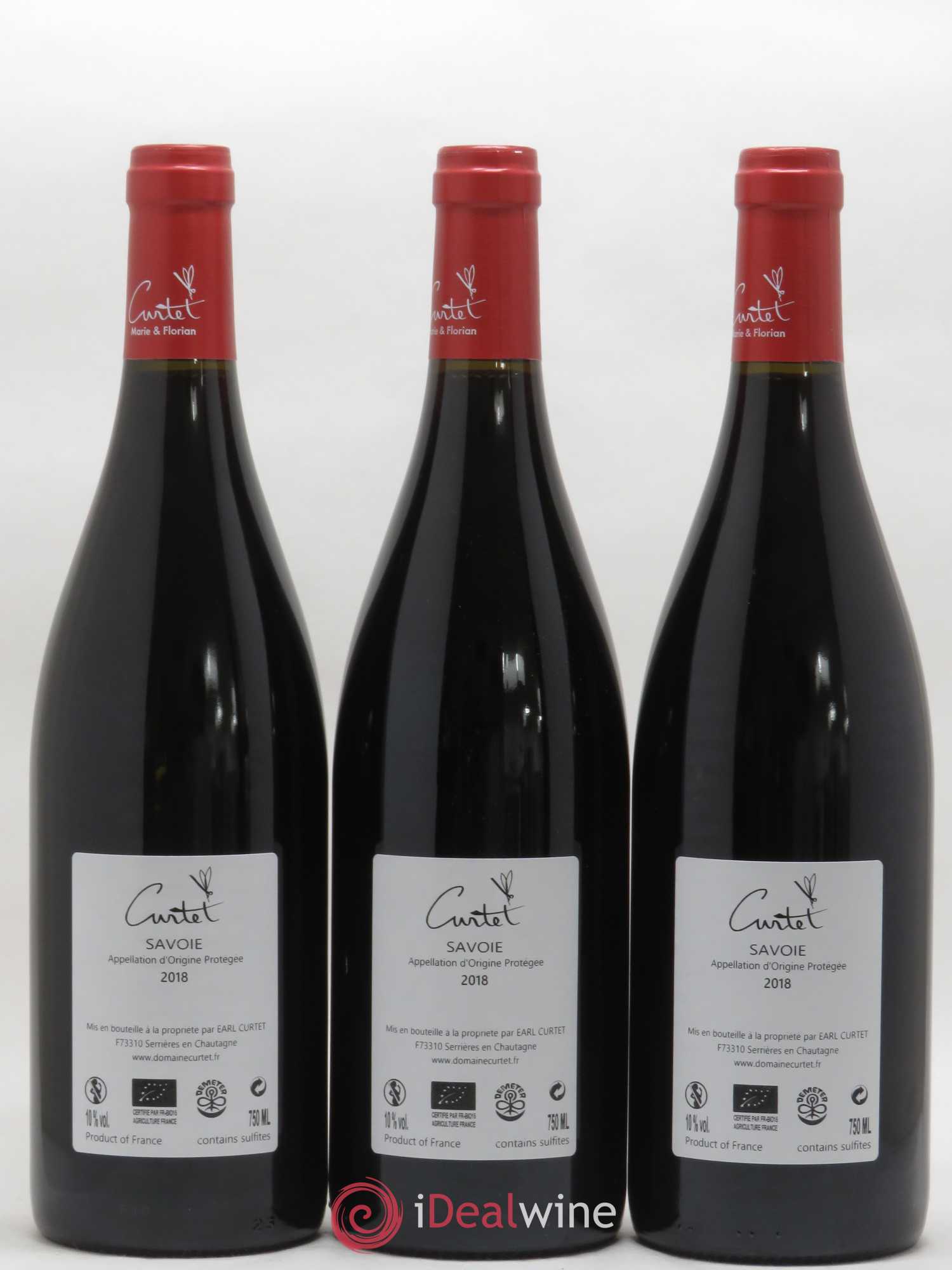 Vin de Savoie Frisson de Cimes Marie et Florian Curtet 2018 - Lot de 6 bouteilles - 2