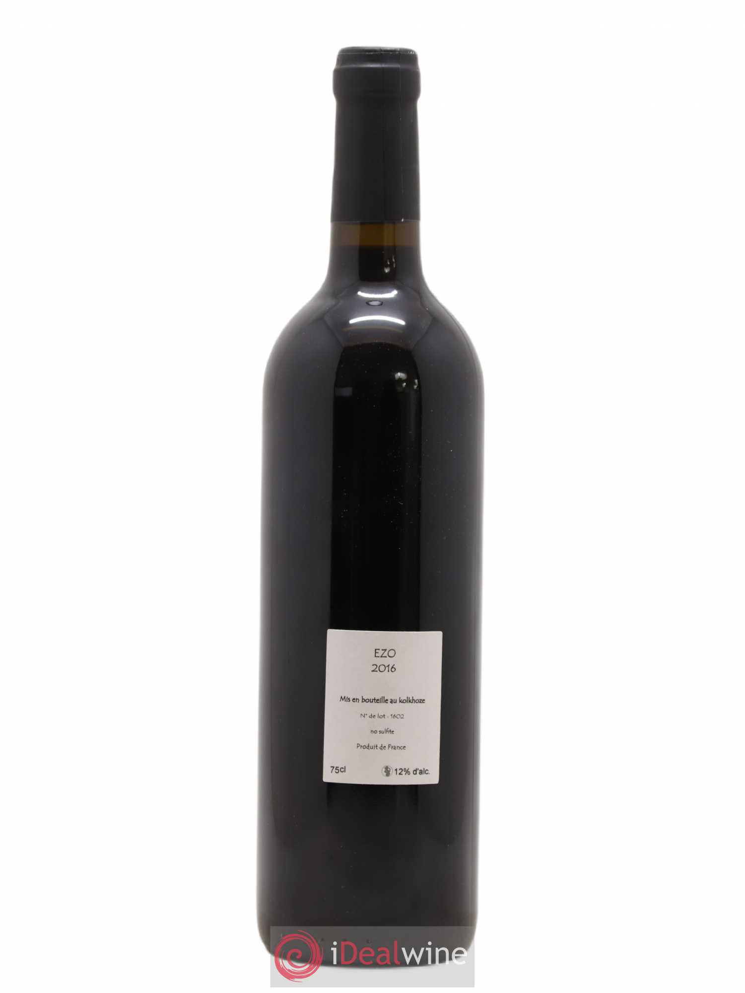 Vin de France Ezo Les Vins du Cabanon - Alain Castex 2016 - Lot de 1 bouteille - 1