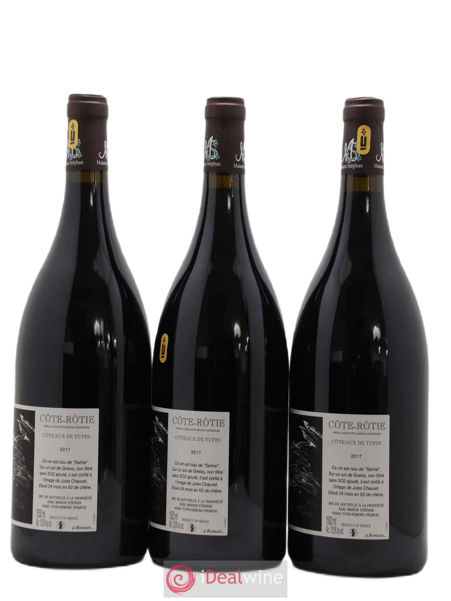 Côte-Rôtie Coteaux de Tupin Jean-Michel Stephan 2017 - Lot de 3 magnums - 1