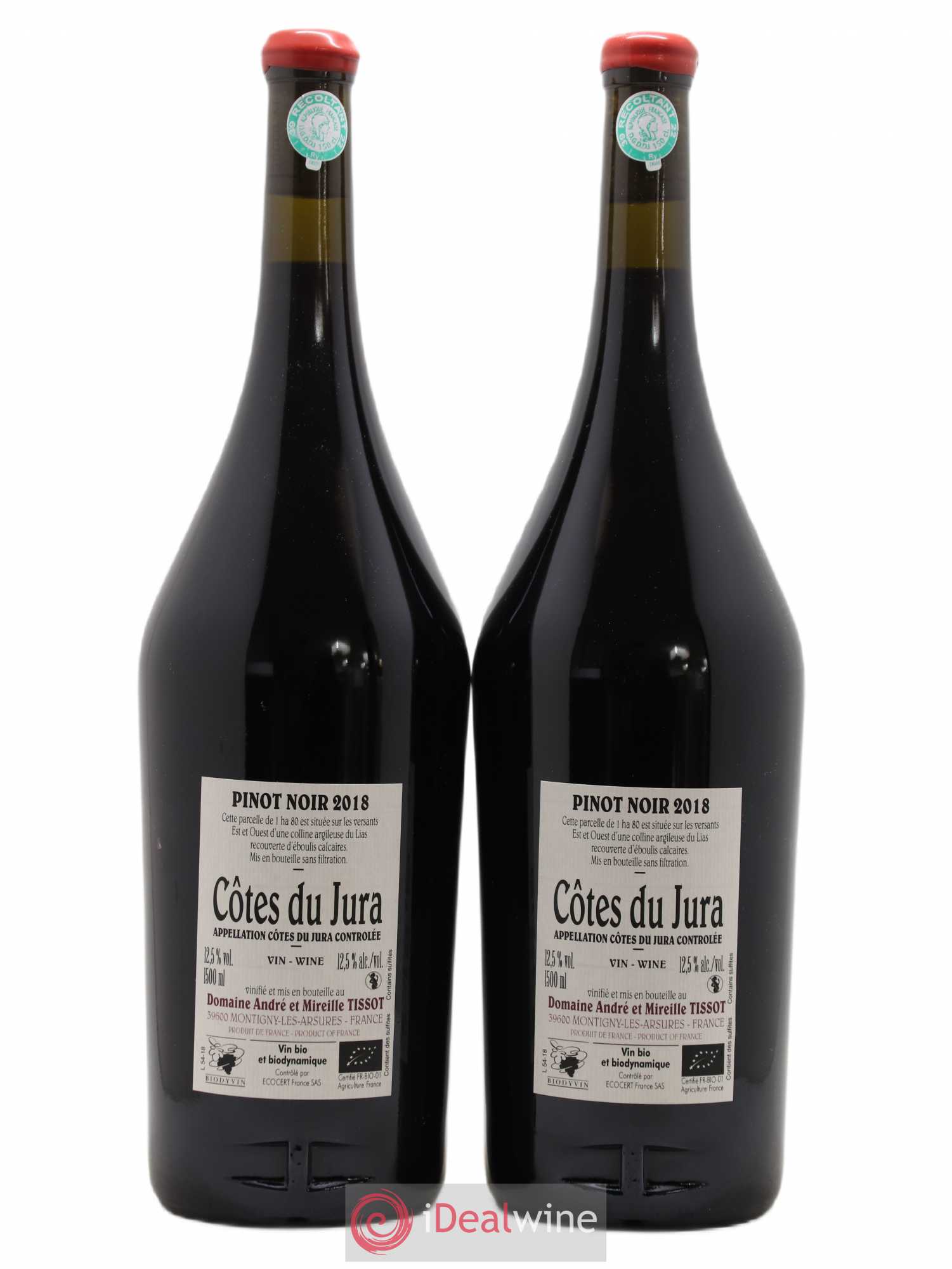 Côtes du Jura En Barberon Bénédicte et Stéphane Tissot 2018 - Lot de 2 magnums - 1