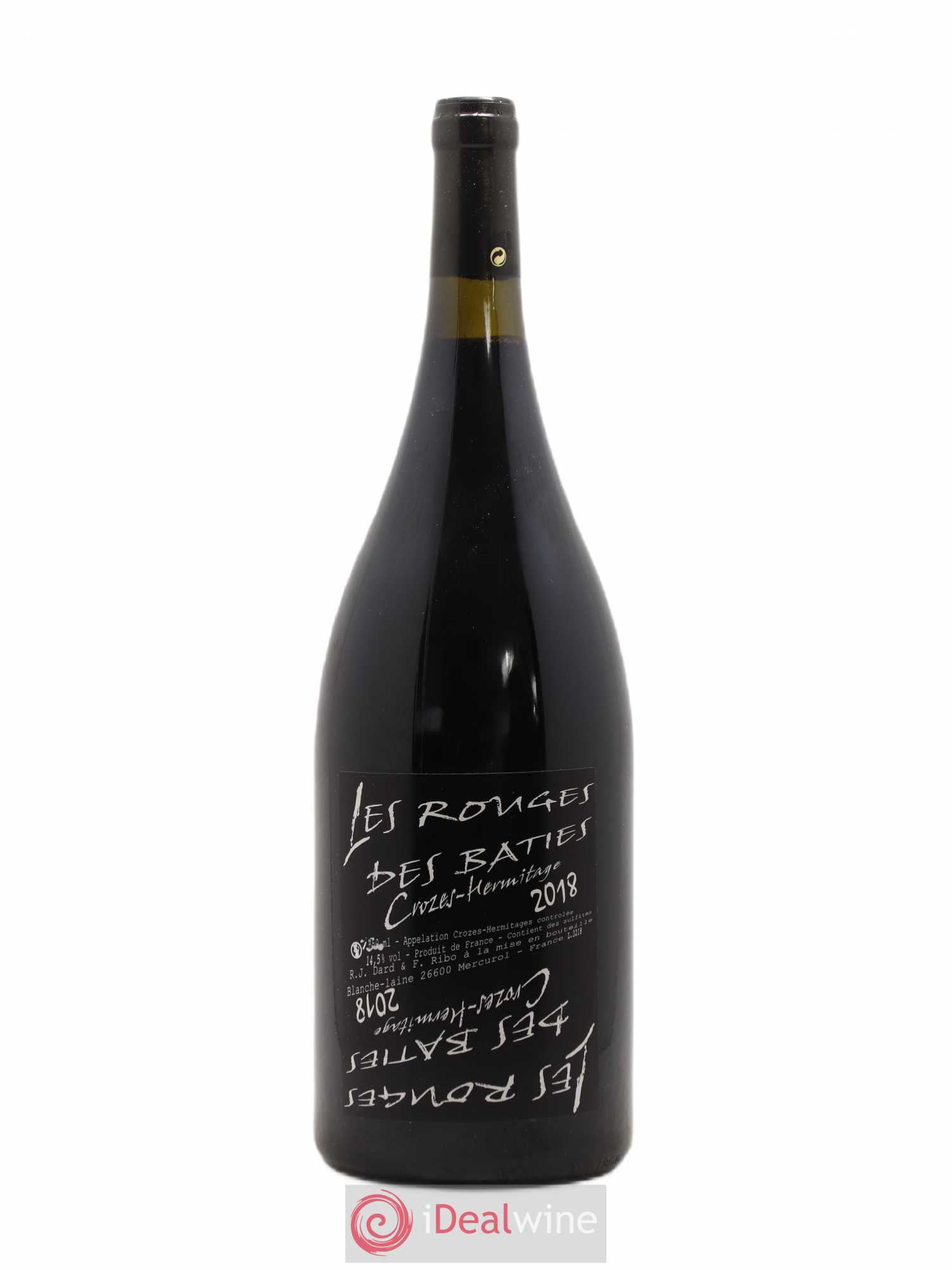 Crozes-Hermitage Les Rouges des Bâties Dard et Ribo (Domaine) 2018 - Lotto di 1 magnum - 0